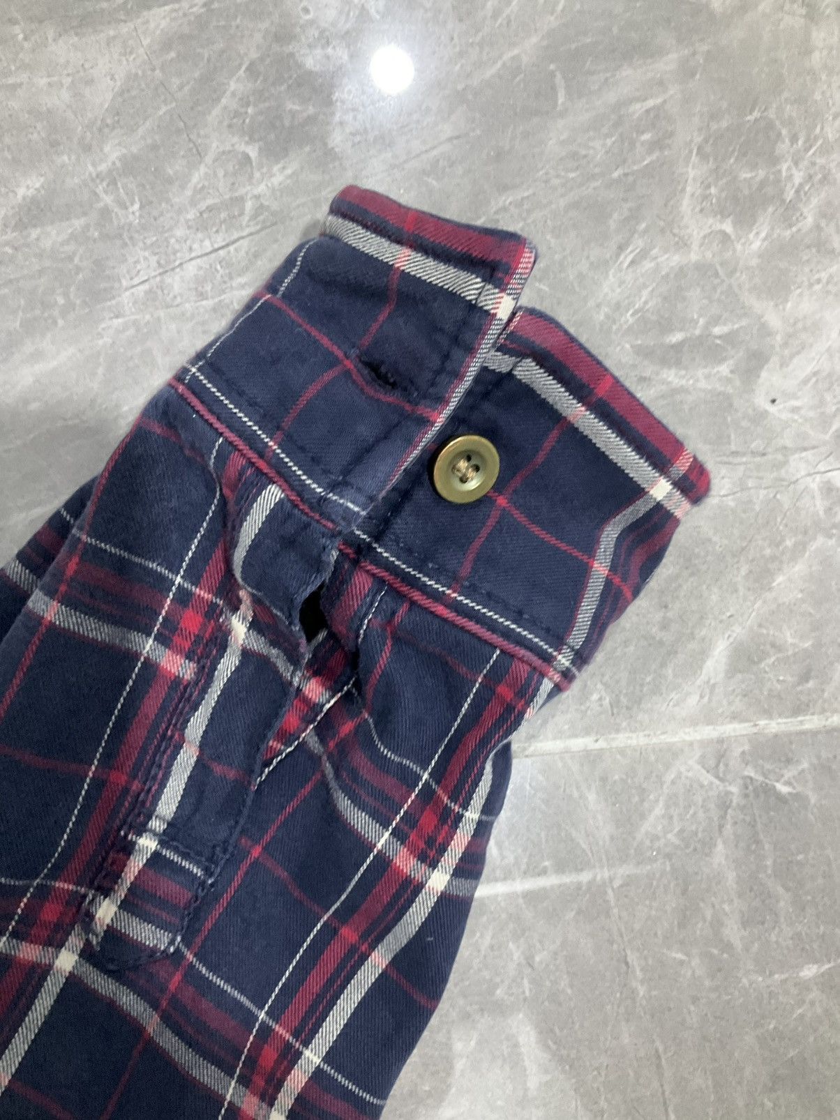 Flannel × Japanese Brand Plaid Flannel Long Sleeve Shirt Size US M / EU 48-50 / 2 - 7 Thumbnail