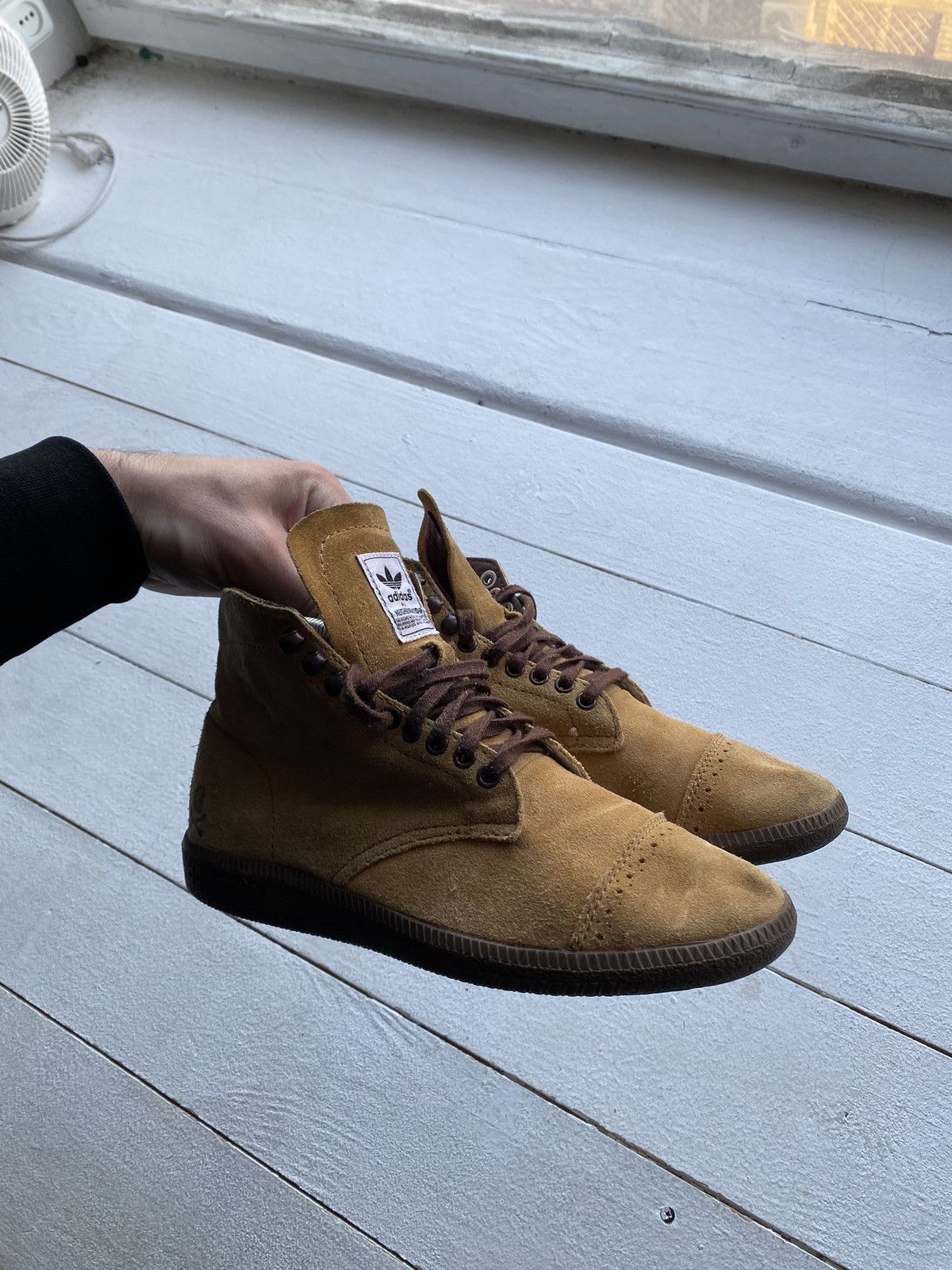 Adidas × Japanese Brand × Neighborhood 🔥ADIDAS & NEIGHBOURHOOD JAPAN HIGH MENS SNEAKERS OPIUM GOTH Size US 7.5 / EU 40-41 - 2 Thumbnail