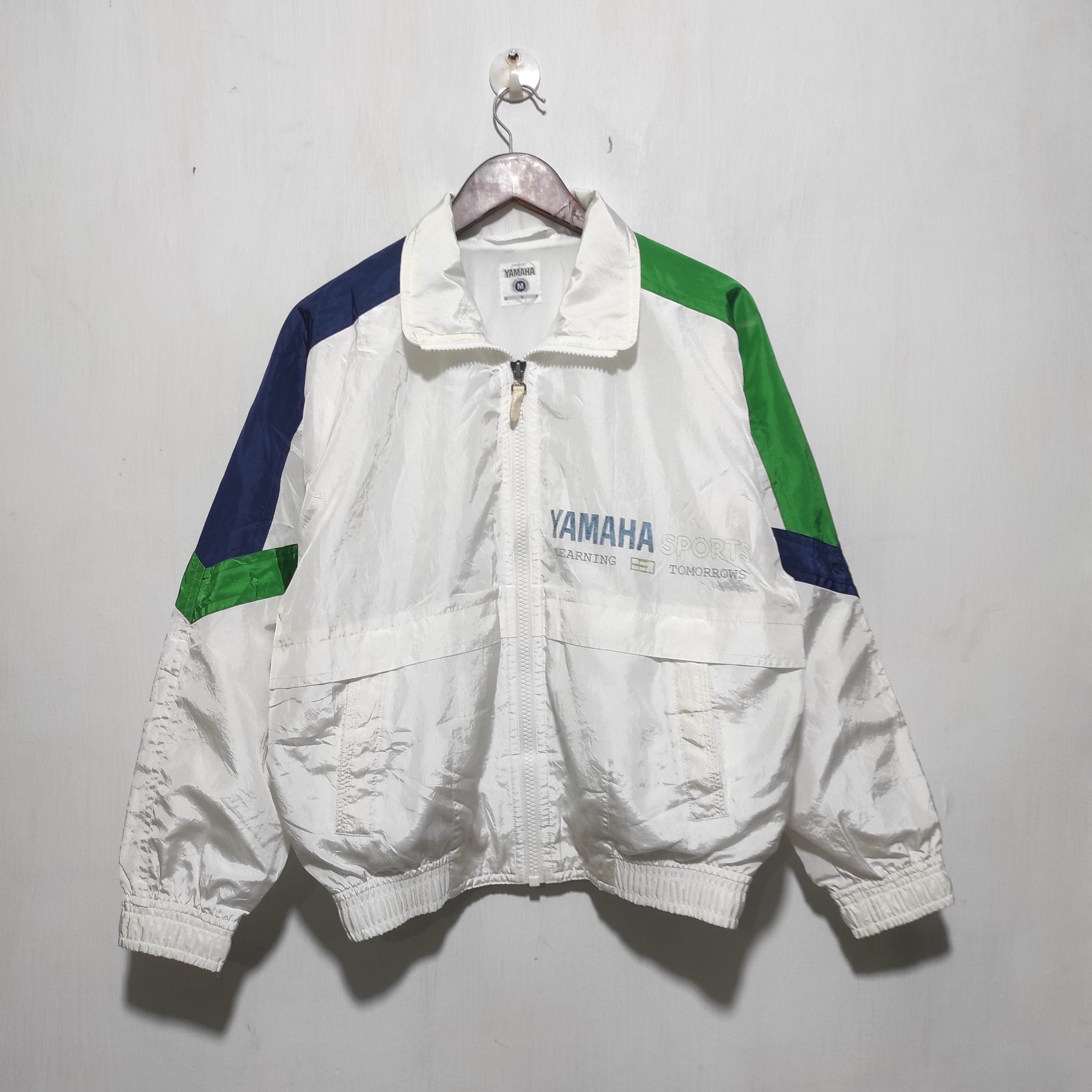 Yamaha Vinatge Yamaha Sports Racing Windbreaker Jacket Size US M / EU 48-50 / 2 - 2 Thumbnail