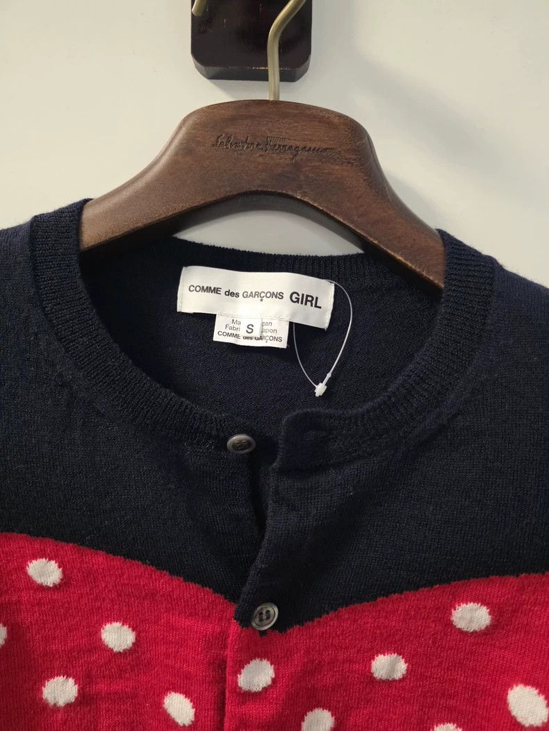 Comme des Garcons Comme Des Garcons Bow tie wool cardigan 2503-Nextarrow Size S / US 4 / IT 40 - 2 Thumbnail