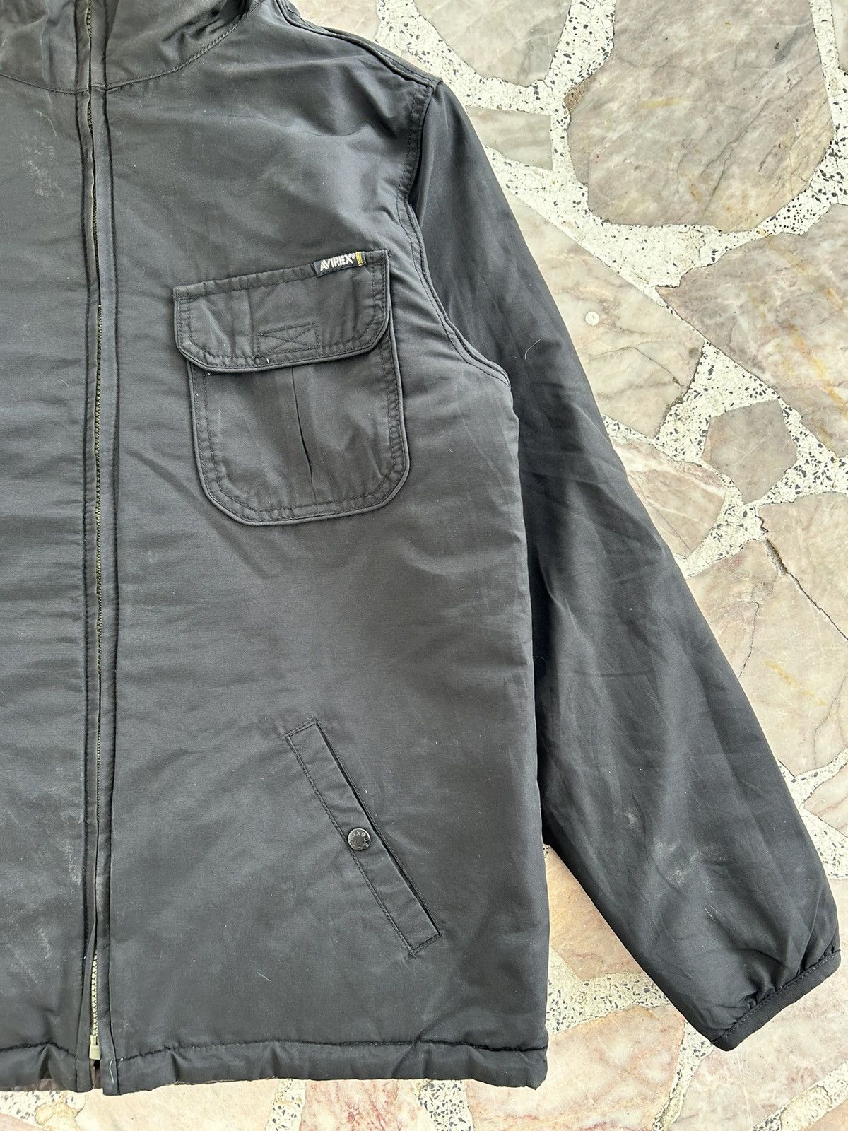 Avirex Avirex Reversible Puffer Jacket Camo Black Size US L / EU 52-54 / 3 - 8 Thumbnail