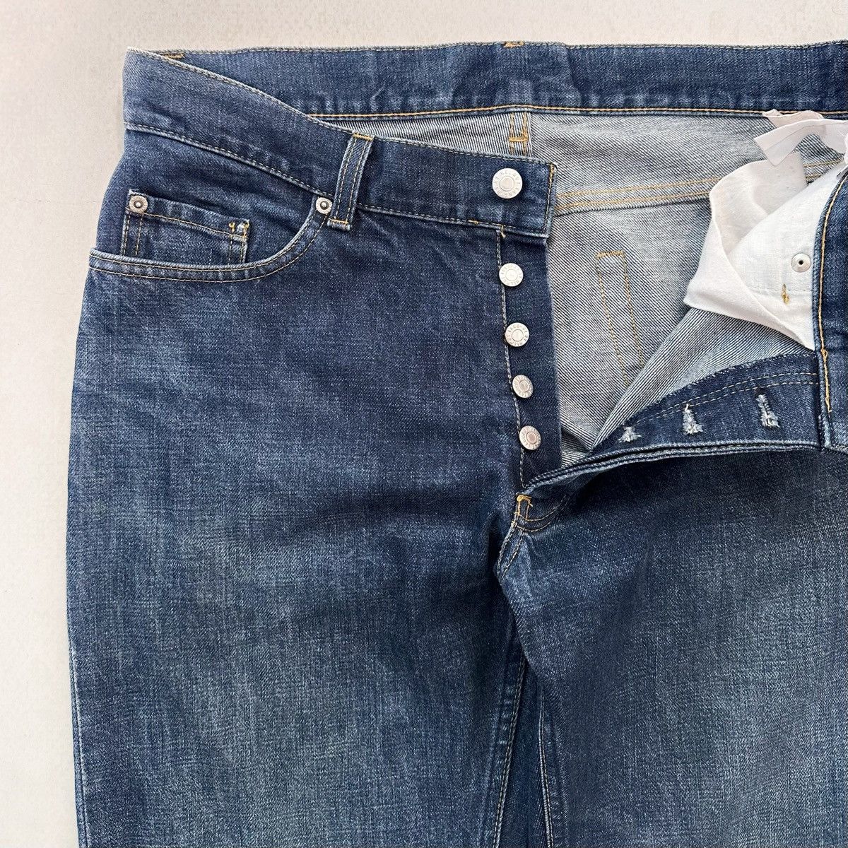 Helmut Lang Helmut lang denim pants classic cut 1998 Size US 32 / EU 48 - 4 Thumbnail