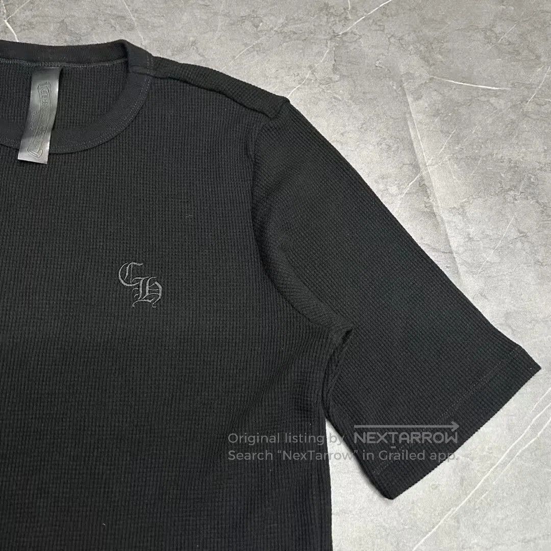 Chrome Hearts Chrome Hearts Black Waffle Logo T-Shirt. Size US L / EU 52-54 / 3 - 5 Thumbnail