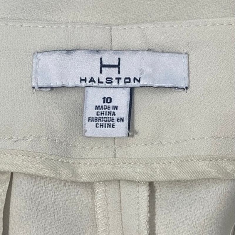 Halston H by Halston white Polyester Dress Pants women sz 10 Size 32" / US 10 / IT 46 - 5 Thumbnail
