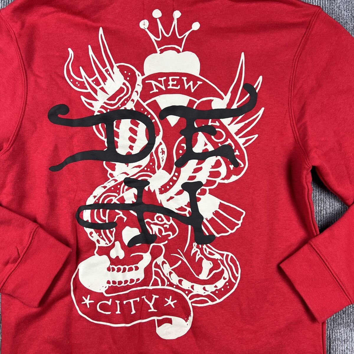Ed Hardy ED HARDY HELLCAT TATTOO HOODIE RED XXL Size US XXL / EU 58 / 5 - 3 Thumbnail