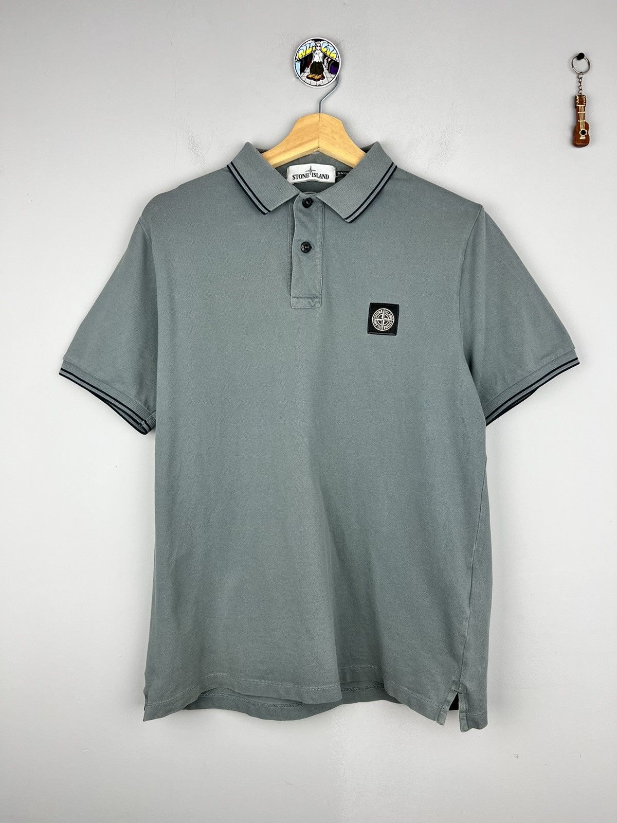 C.P. Company × Stone Island Stone island Classic Polo Shirt Casual patch program Size US L / EU 52-54 / 3 - 1 Thumbnail