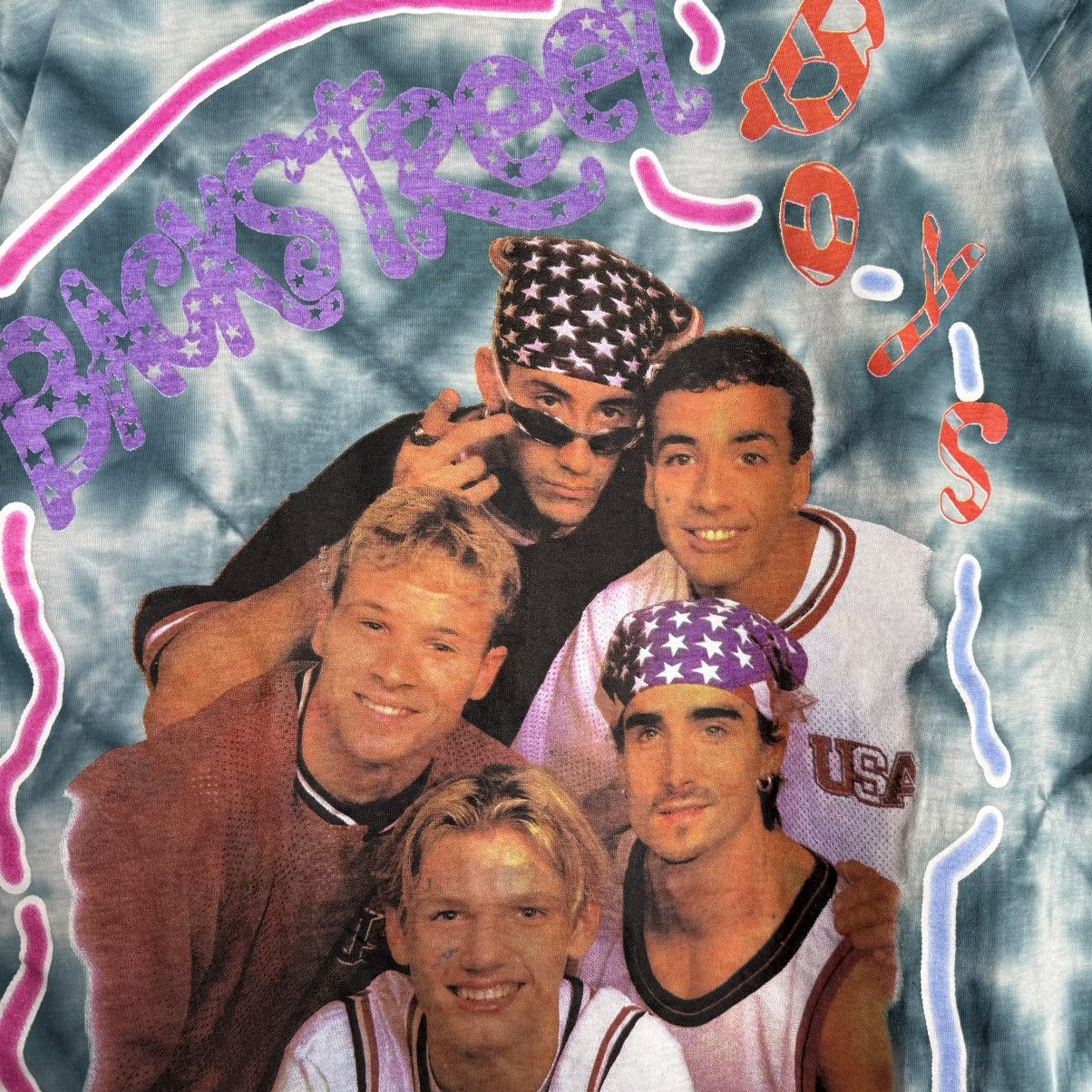 Band Tees Vintage 90s Backstreet Boys Tie Dye Boyband Euro T Shirt Size US M / EU 48-50 / 2 - 4 Thumbnail