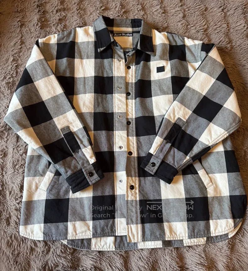 Acne Studios Acne Studios Autumn/Winter Plaid Cotton-Padded Coat Size US M / EU 48-50 / 2 - 1 Thumbnail