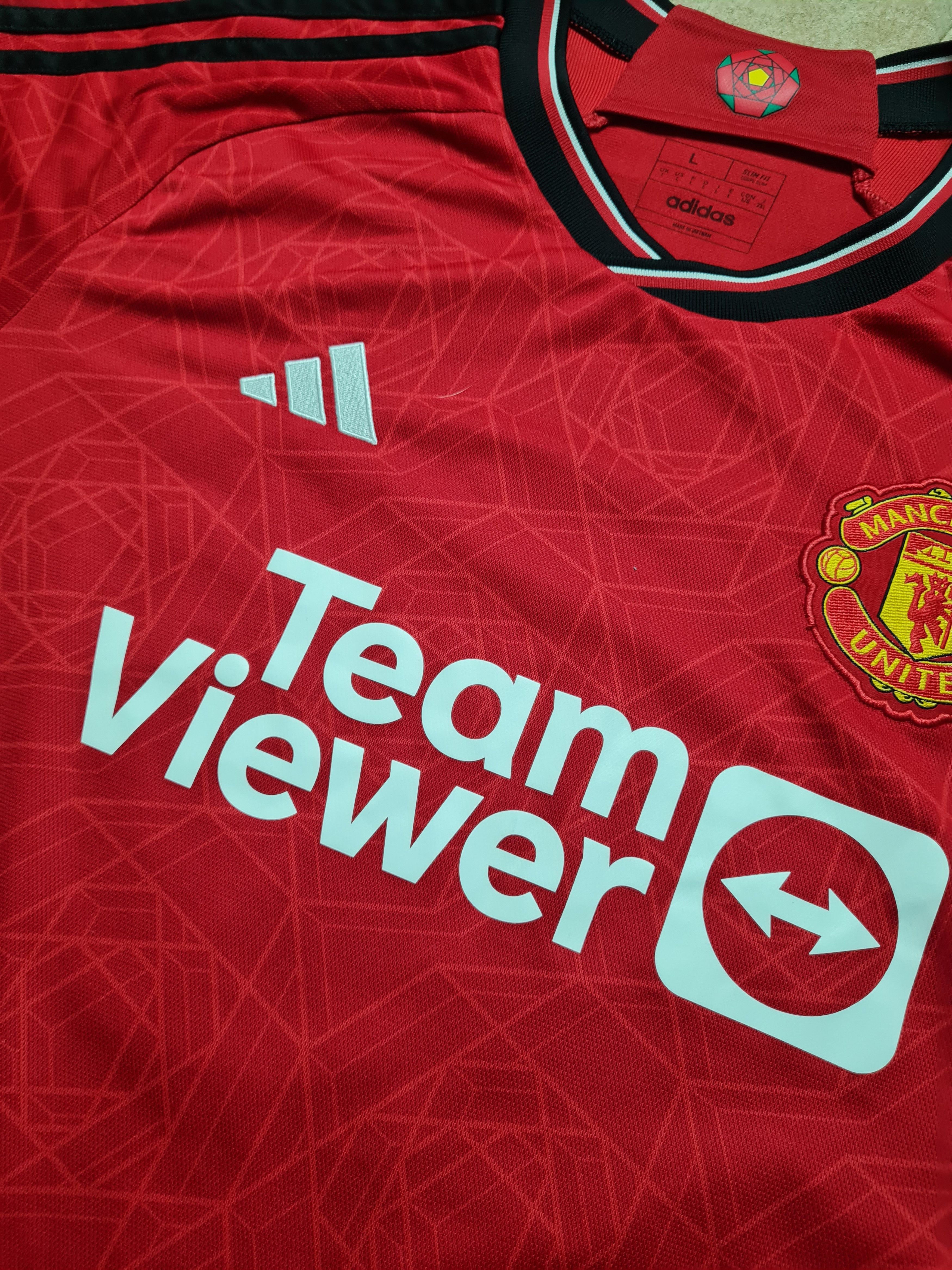 Adidas Manchester United 2021 #10 Rashford Adidas Soccer IP1726 Size US L / EU 52-54 / 3 - 12 Thumbnail