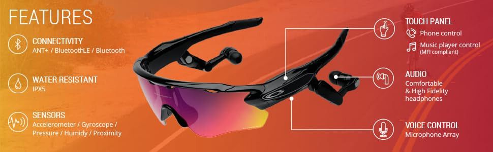 Oakley Oakley Radar Pace Intel OO9333-01 With Prizm Lens Sunglasses Size ONE SIZE - 13 Thumbnail