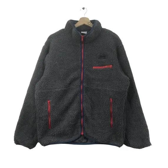 Vintage Vtg FIRST DOWN EXPLORATION Gear Sherpa Fleece Jacket Retro Size US XL / EU 56 / 4 - 1 Thumbnail