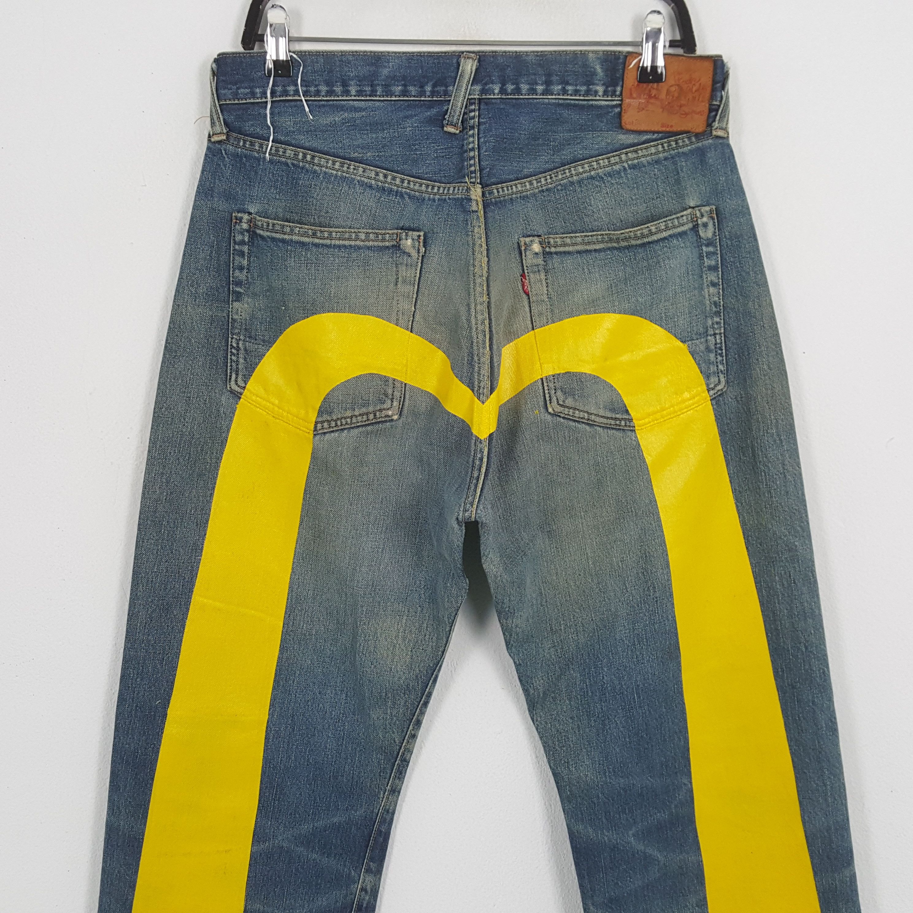 Evisu × Japanese Brand × Vintage EVIS Japanese Brand Streetwear Custom Daicock Vintage Jeans Size US 31 - 2 Thumbnail