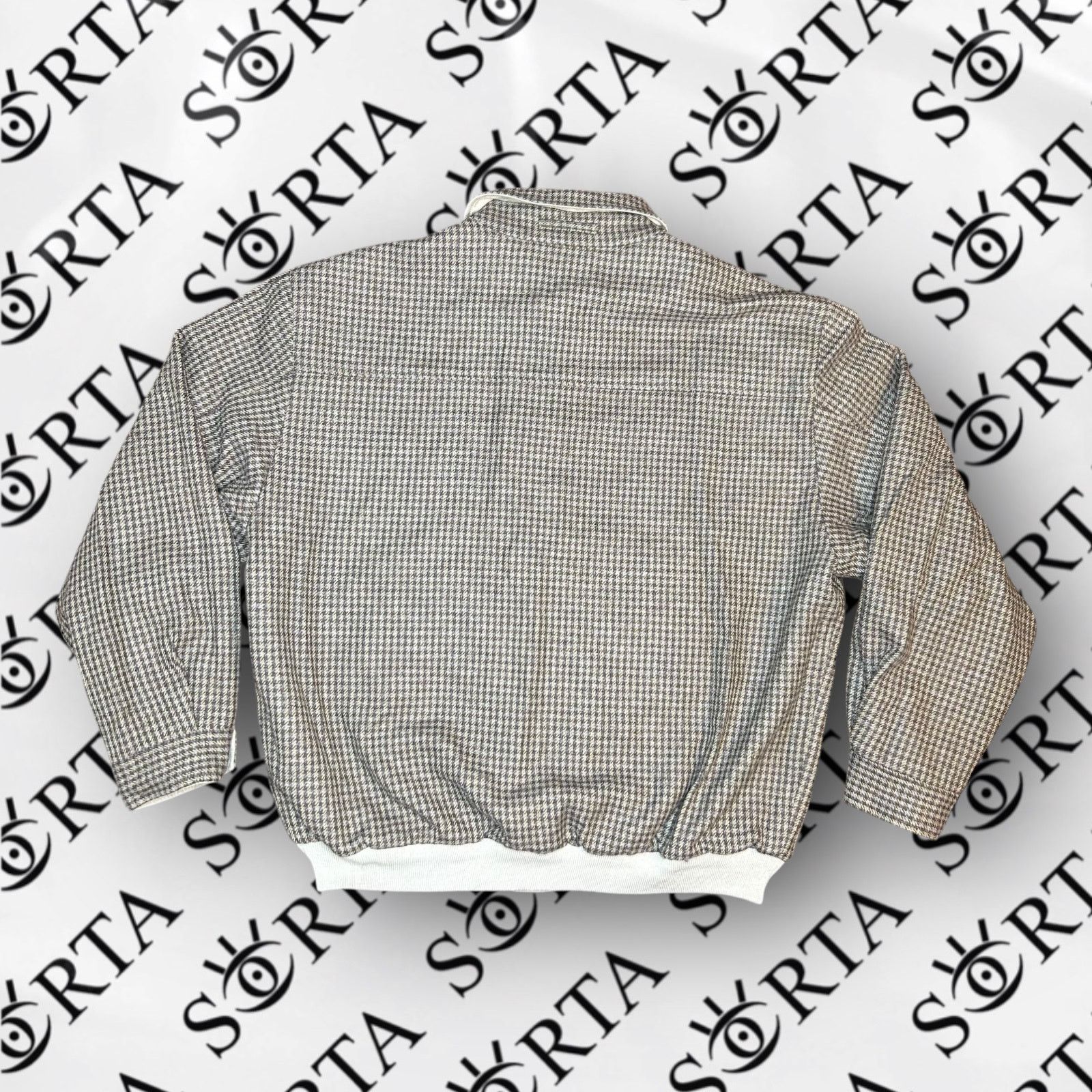Sulka VTG Sulka Italy Houndstooth Wool Cashmere Reversible Jacket Size US L / EU 52-54 / 3 - 2 Thumbnail