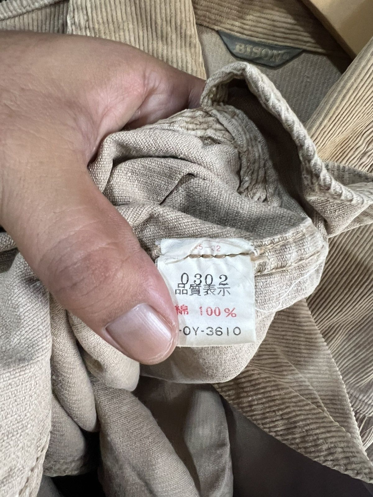 Japanese Brand 🔥Bison Corduroy Button Jacket Size US S / EU 44-46 / 1 - 13 Thumbnail