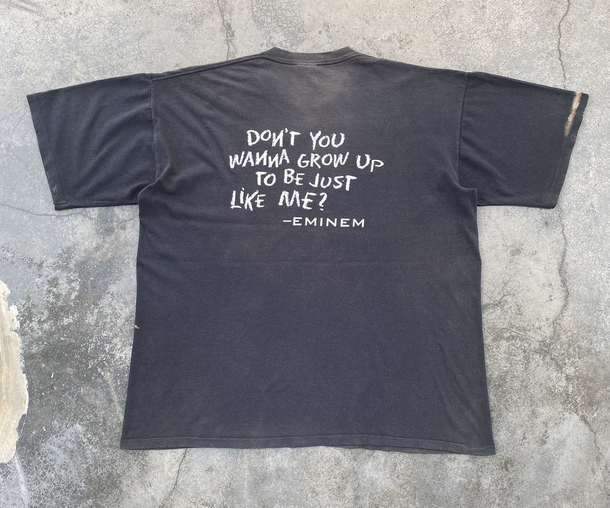 Vintage Rare🔥Original Vintage 90s Eminem "Role Model” Rap Tees Size US XXL / EU 58 / 5 - 2 Thumbnail