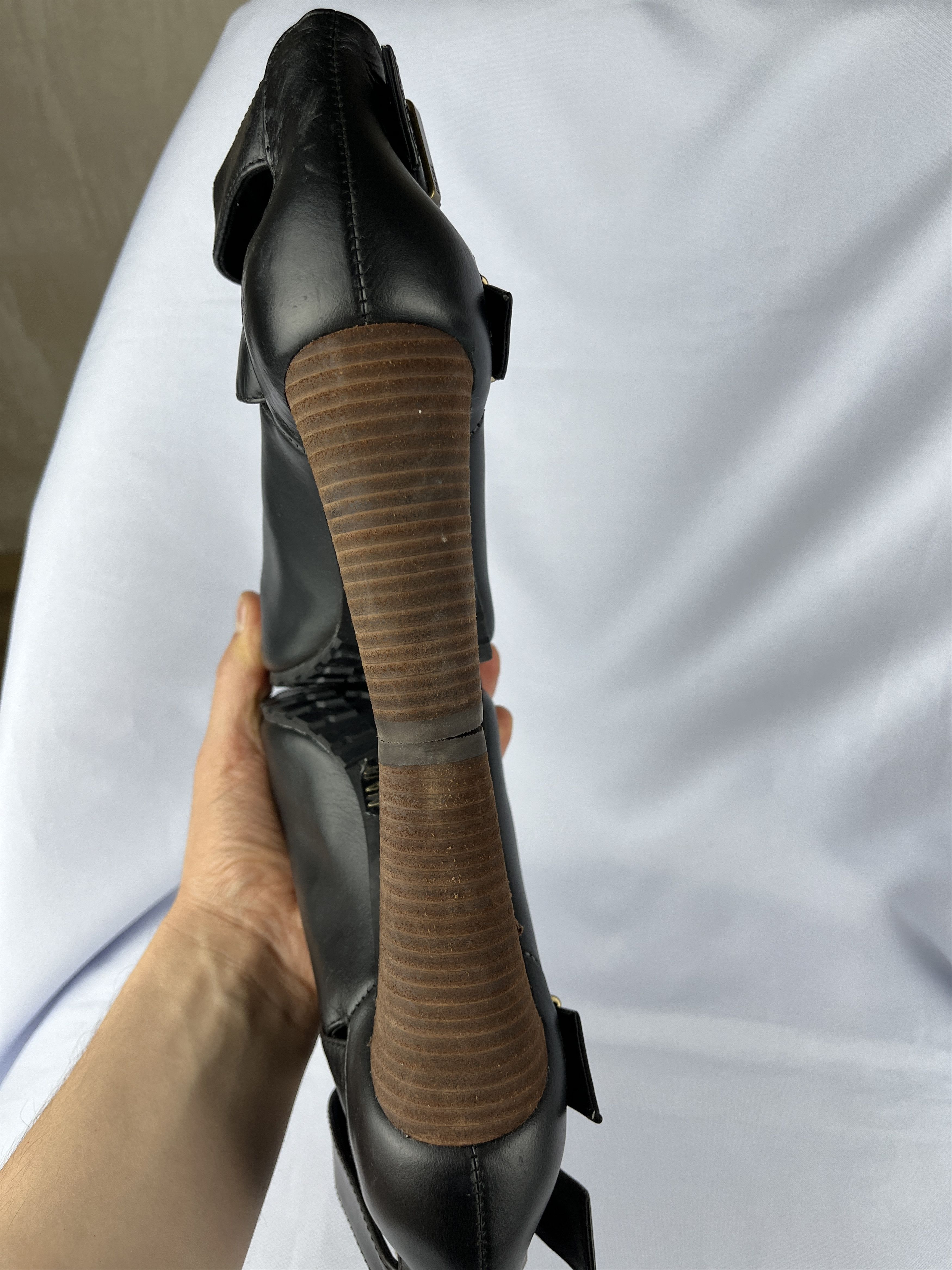 Diesel Diesel Leather Belts Peep Toes Heels Size US 6 / IT 36 - 8 Thumbnail