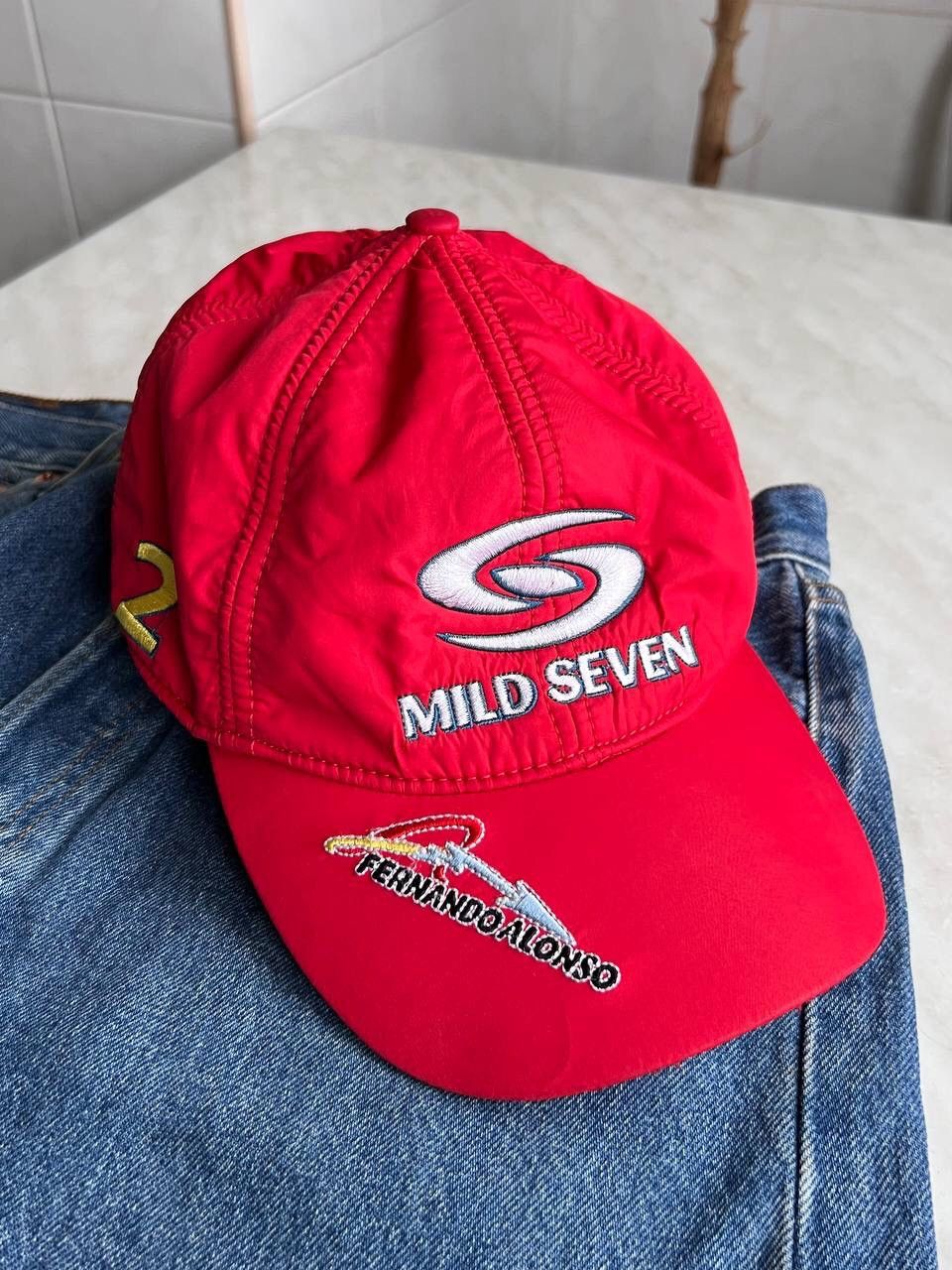 Formula 1 Mild Seven Team Renault F1 Fernando Alonso Racing Cap Hat Size ONE SIZE - 1 Thumbnail