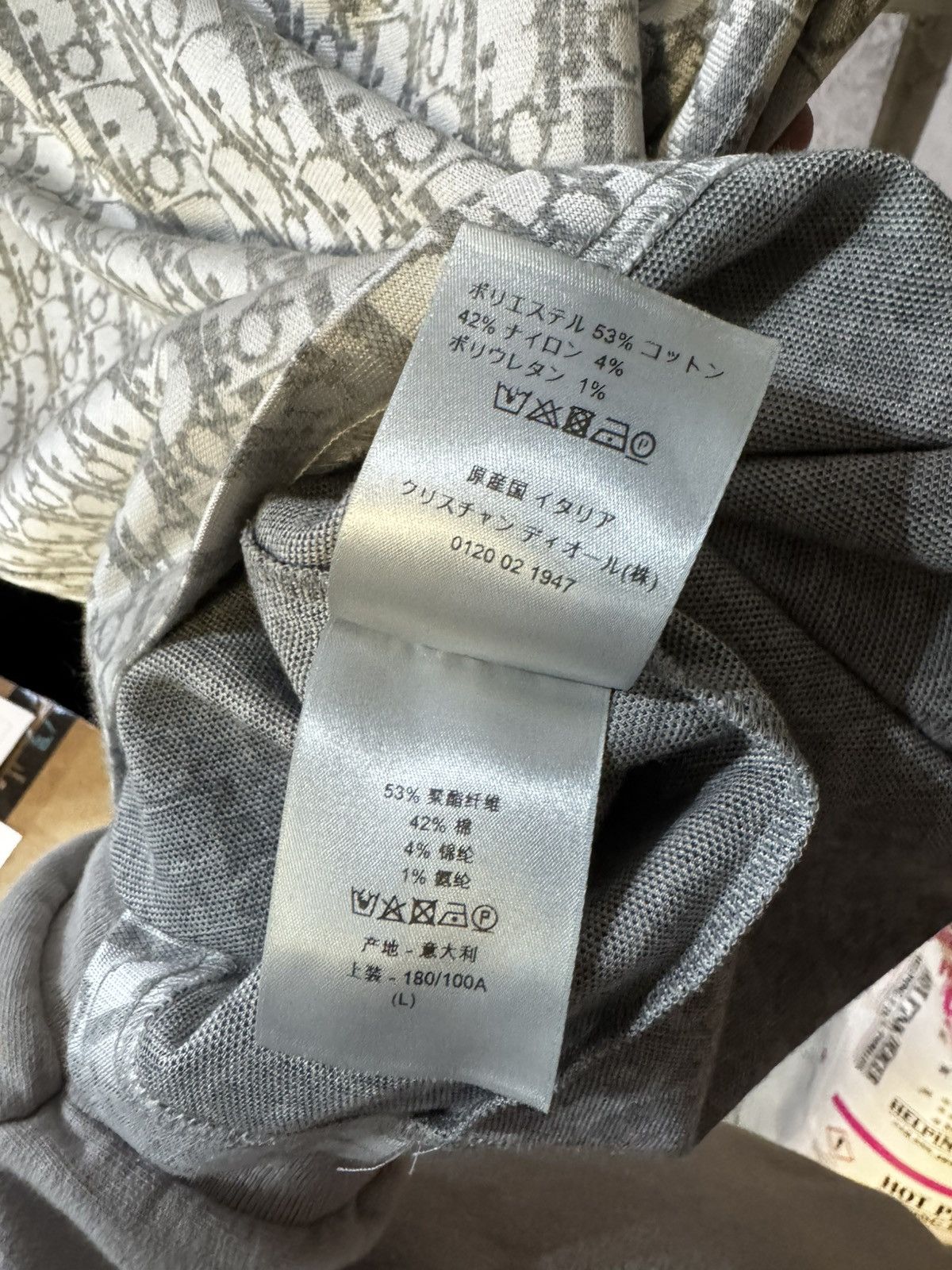 Dior Dior x Daniel Arsham Eroded Oblique Jacquard T-Shirt Size US L / EU 52-54 / 3 - 7 Thumbnail