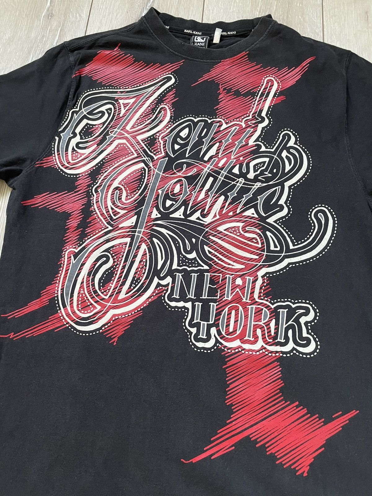 Karl Kani × Vintage Karl Kani vintage t shirt big logo Size US M / EU 48-50 / 2 - 2 Thumbnail