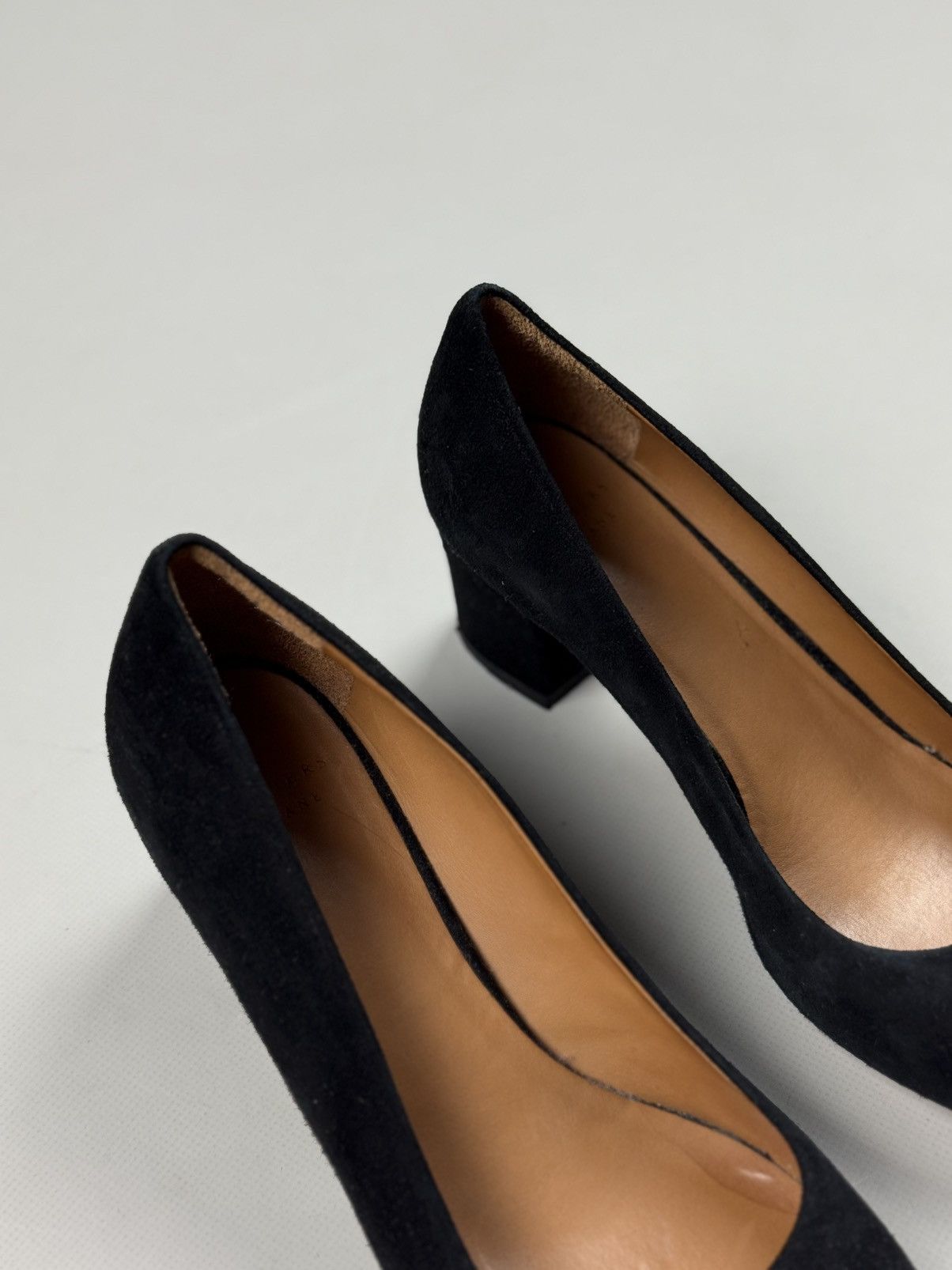 Sezane Les Souliers Sezane Ladies Suede Pump Block Heels Shoes Size US 7 / IT 37 - 4 Thumbnail