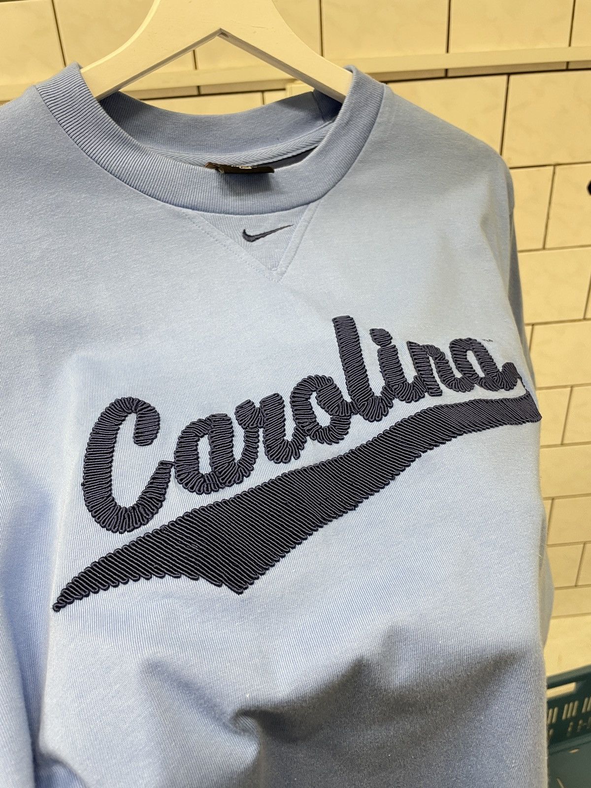 JNCO × Nike × Vintage Nike center swoosh Carolina vintage 90s t shirt y2k Size US M / EU 48-50 / 2 - 6 Thumbnail