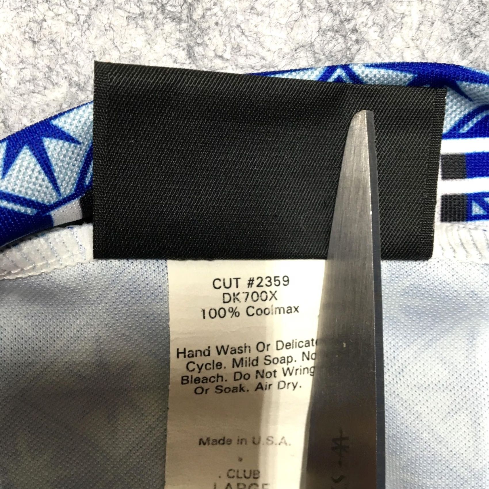 Vintage VINTAGE Primal Wear Cycling Jersey Mens L Blue Coolmax Robo Lizard Gecko Made USA Size US L / EU 52-54 / 3 - 6 Thumbnail