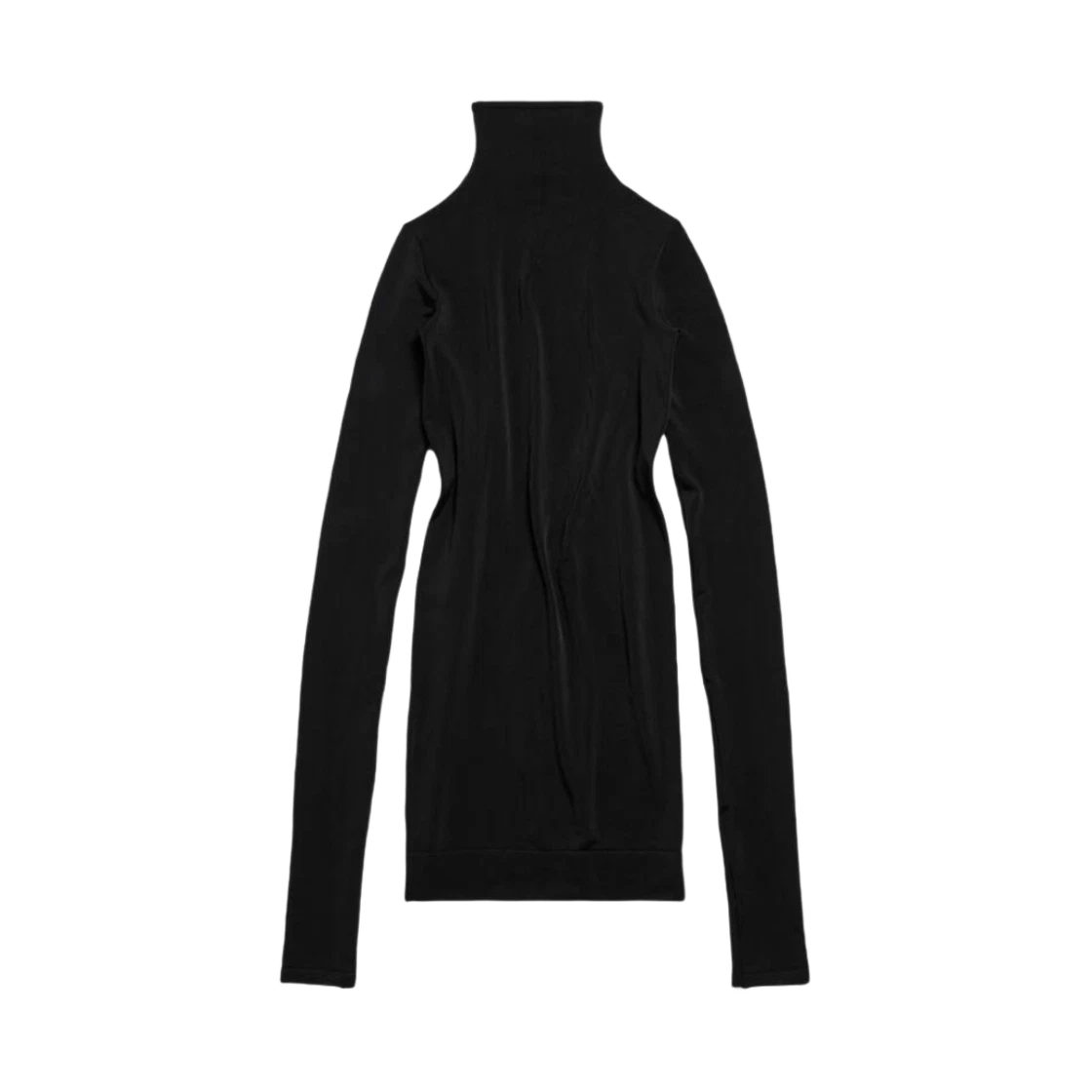 Balenciaga oc11z0426 Long Sleeve Mini Dress in Black Size L / US 10 / IT 46 - 1 Thumbnail