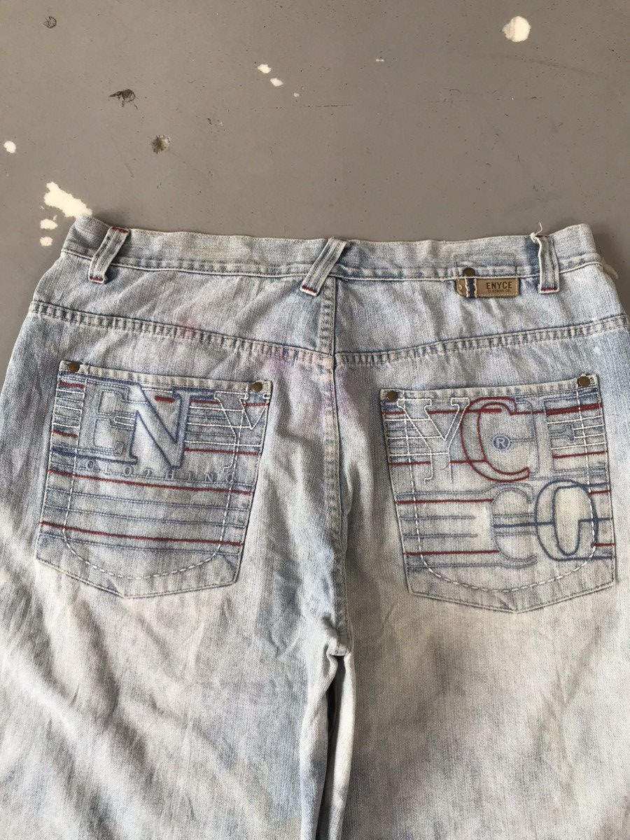 JNCO × Southpole × Vintage Vintage rare enyce spell out denim jort Size US 38 / EU 54 - 13 Thumbnail