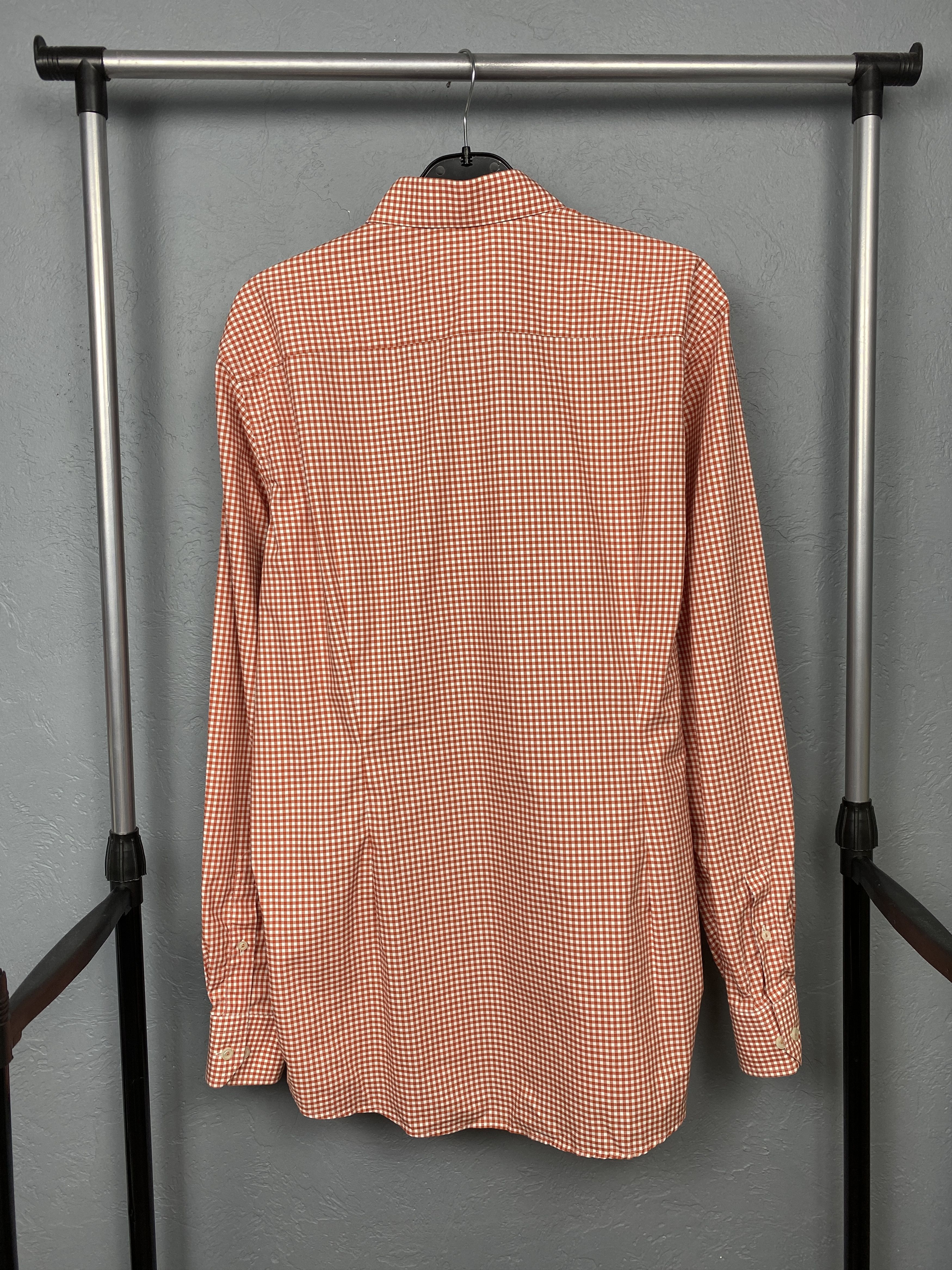 Eton Eton Vintage Mens Long Sleeve Checkered Shirt Size US XL / EU 56 / 4 - 6 Thumbnail