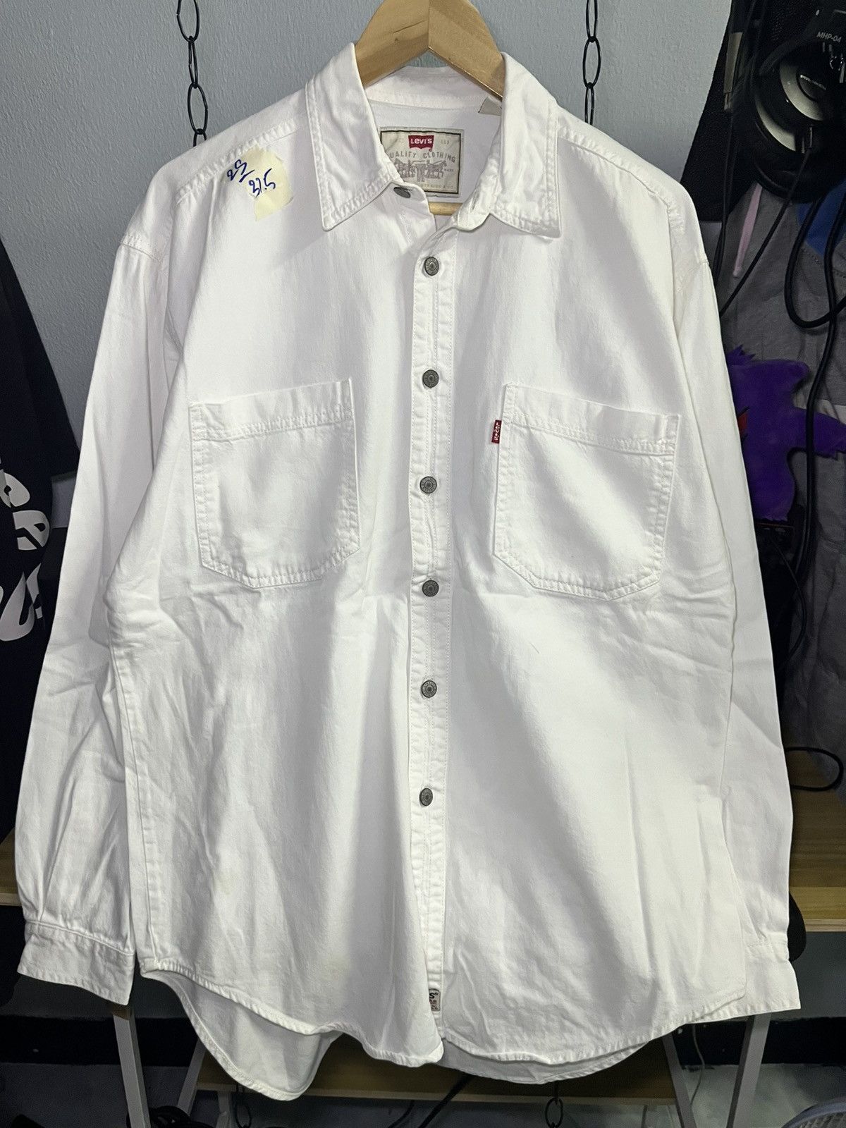 Levi's Vintage Clothing VTG Levi’s long sleeve white denim shirts Size US M / EU 48-50 / 2 - 4 Thumbnail