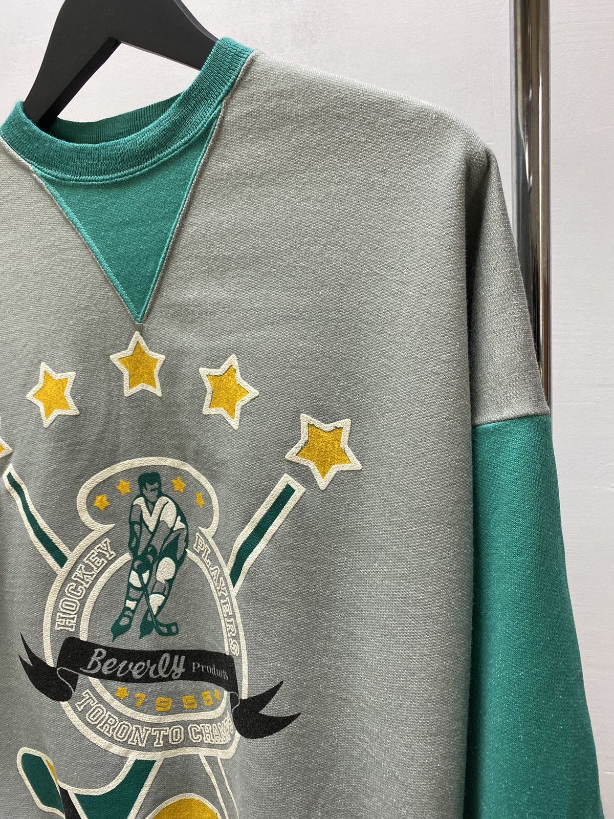 NFL × NHL Vintage Beverly Toronto Champs 1955 Hockey Player Sweatshirt Size US M / EU 48-50 / 2 - 7 Thumbnail