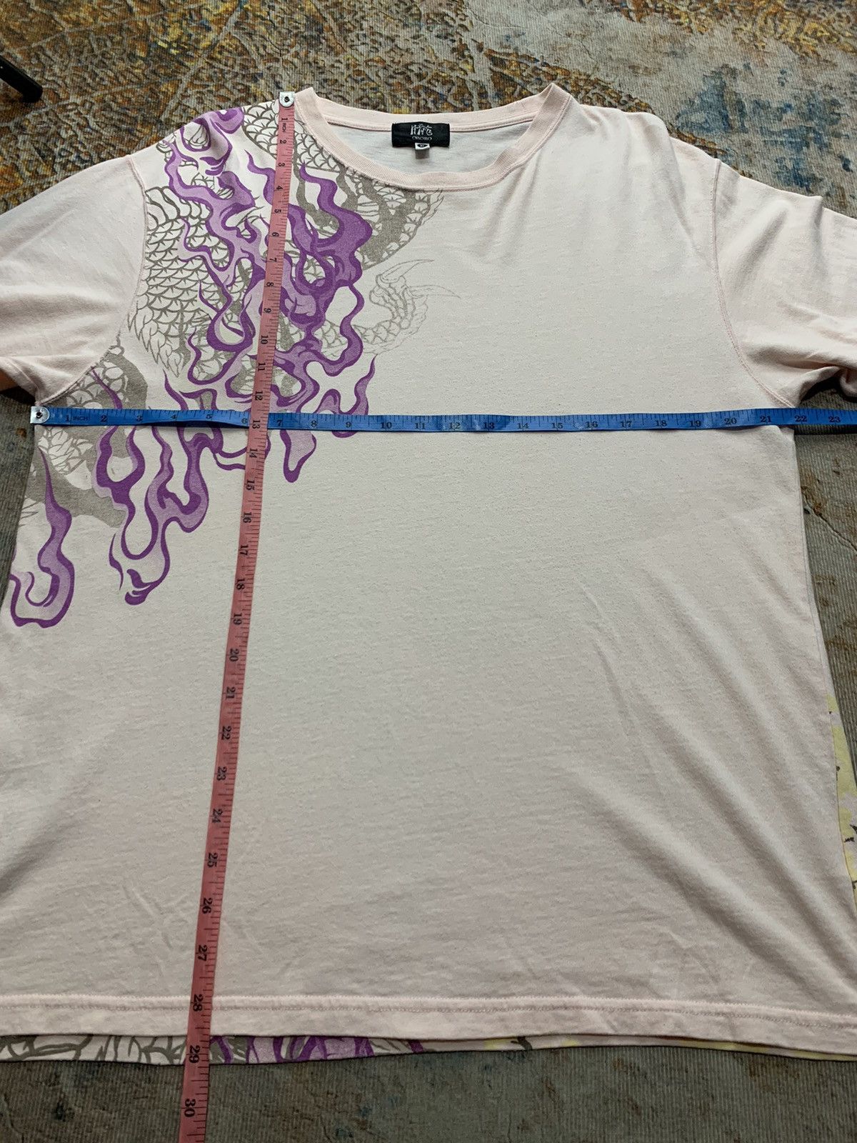 Hysteric Glamour Japanese Archived Dragon Full Print T-shirt Size US XL / EU 56 / 4 - 5 Thumbnail