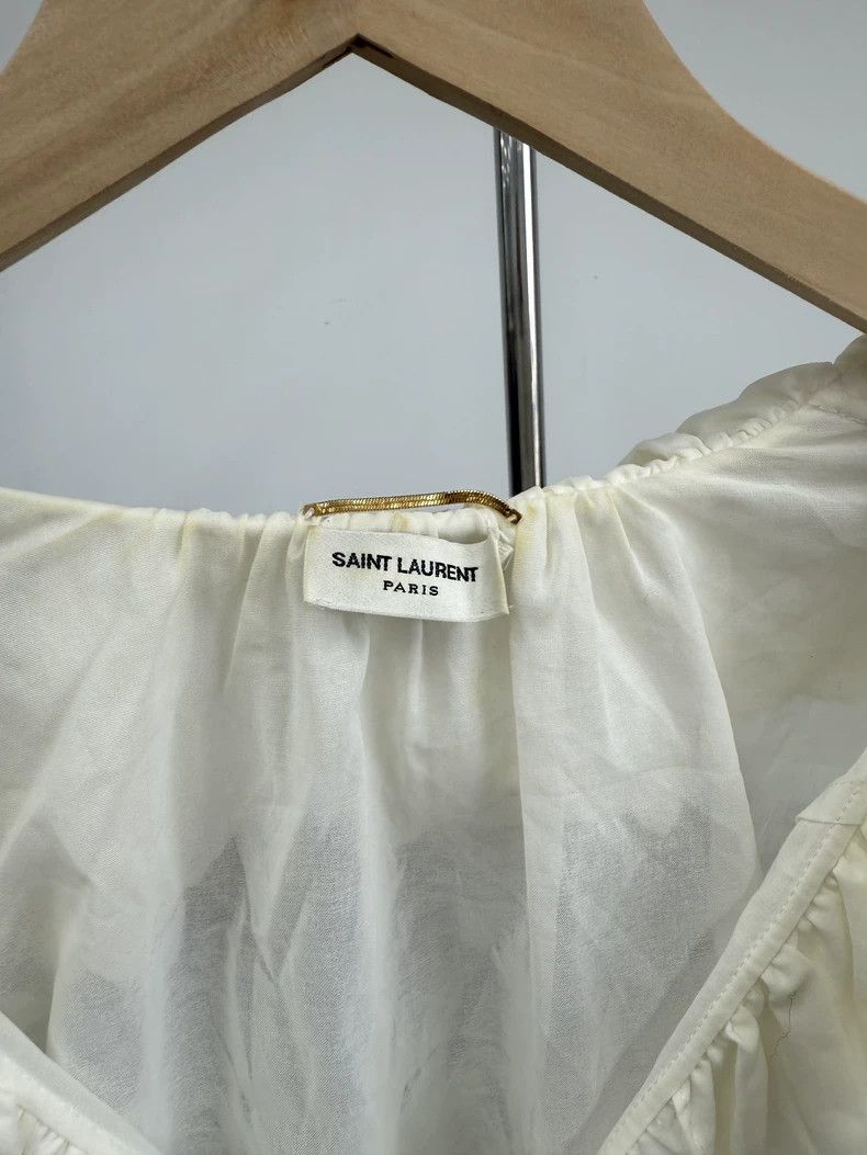 Saint Laurent Paris Saint Laurent Pariswhite shirt 2504-Nextarrow Size XS / US 0-2 / IT 36-38 - 3 Thumbnail