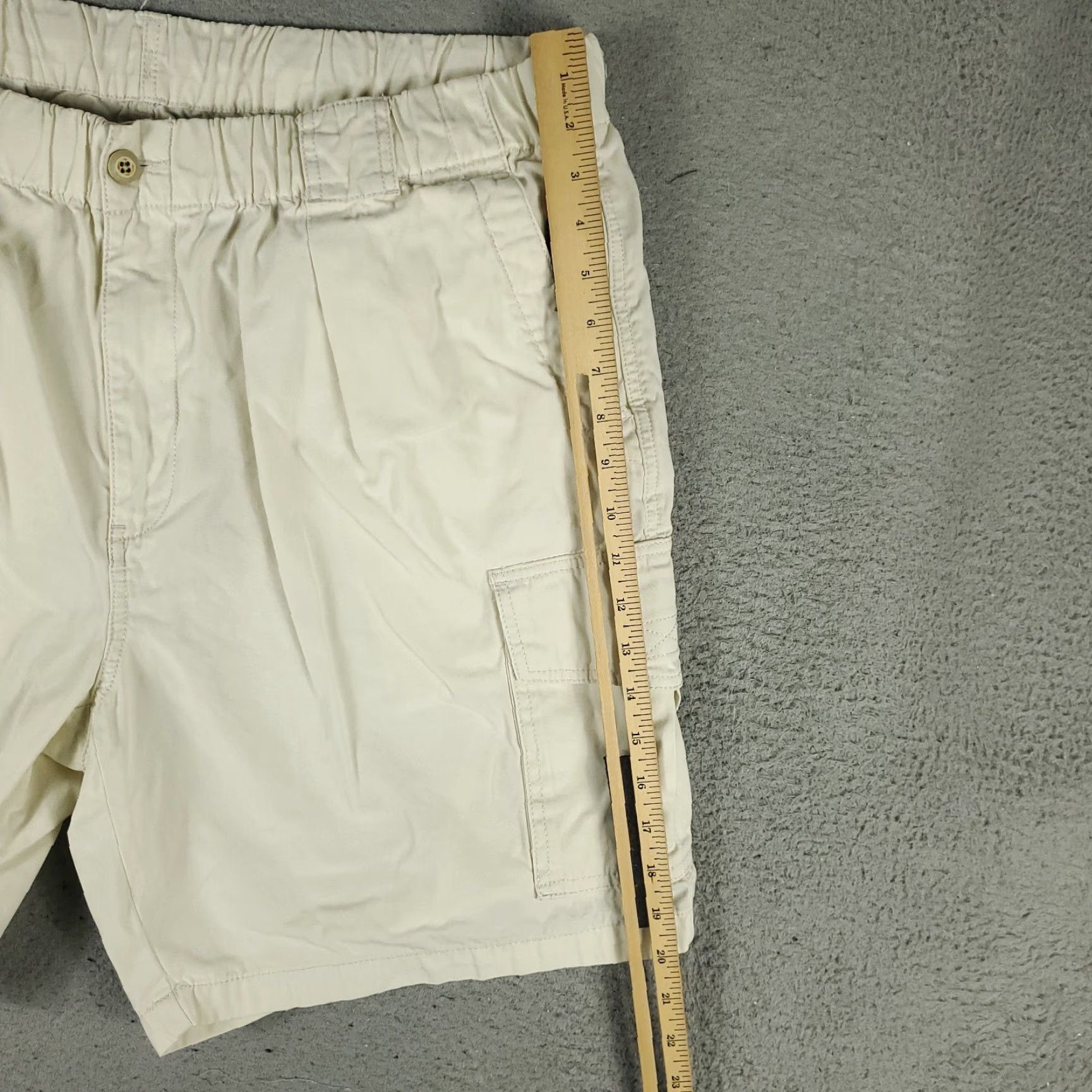 Tommy Bahama VINTAGE Tommy Bahama Cargo Shorts Men XL Ivory Casual Outdoor 2000s Size US 38 / EU 54 - 6 Thumbnail