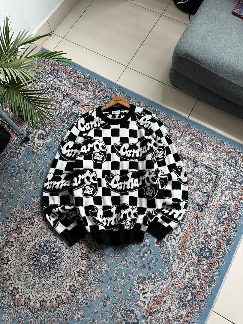 Carhartt × Carhartt Wip CARHARTT JOYRIDES SWEATER WOOL KNIT Size US XL / EU 56 / 4 - 1 Thumbnail