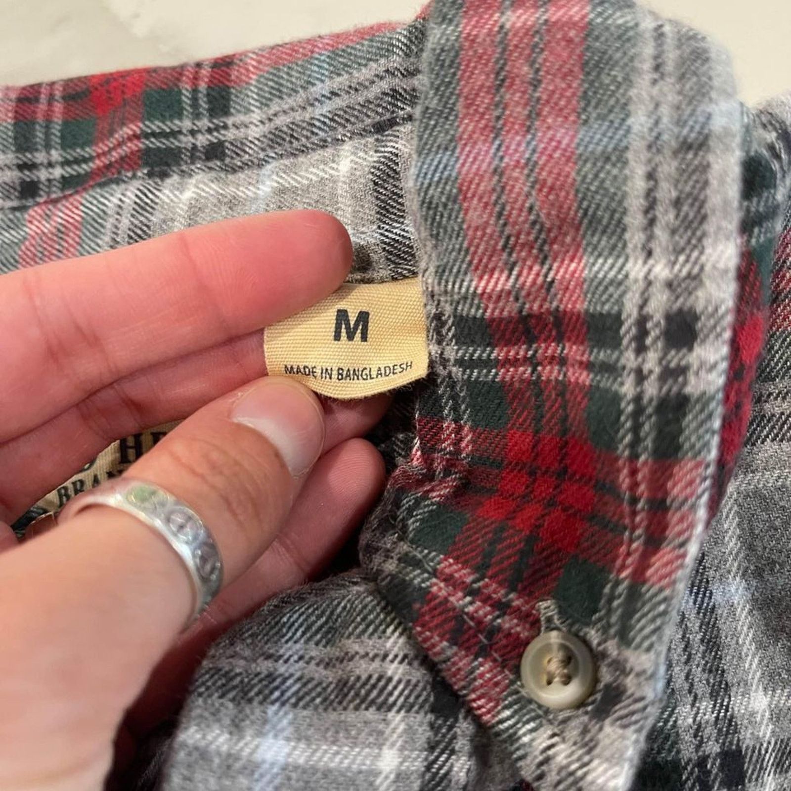Redhead RedHead Flannel Long Sleeve Button Down Plaid Mens Medium Size US M / EU 48-50 / 2 - 5 Thumbnail