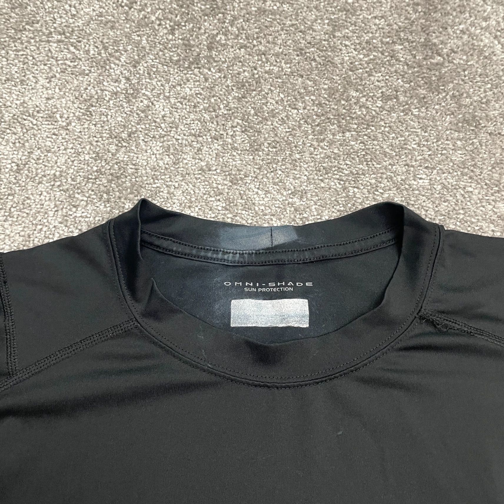 Vintage Columbia PFG Omni Shade T-Shirt Mens Large Black Crew Neck Tee (Vintage? No) Size US L / EU 52-54 / 3 - 5 Thumbnail