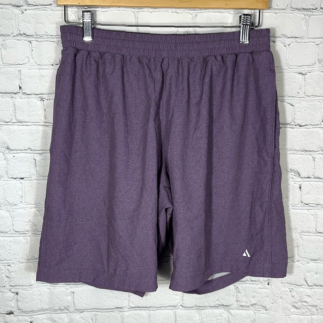 Vintage Peloton Solfire Purple Gym Shorts M Regular Men Athletic Drawstring Pockets Purple Purple Size US 31 - 5 Thumbnail