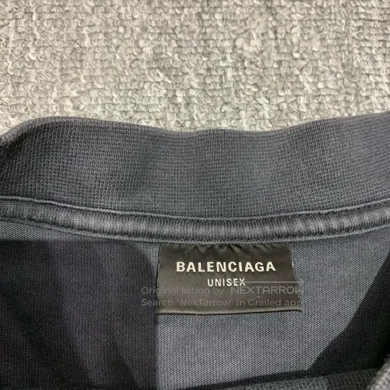 Balenciaga Balenciaga Black 3B Short Sleeve Size US S / EU 44-46 / 1 - 6 Thumbnail