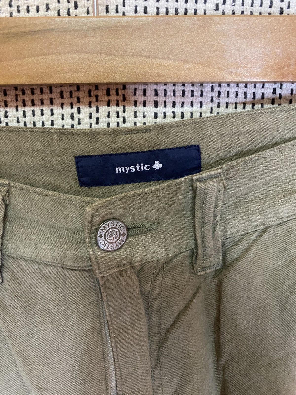 If Six Was Nine × Le Grande Bleu (L.G.B.) × Seditionaries ‼️JAPANASE BRAND MYSTIC CARGO PANT SUNFADED‼️ Size US 30 / EU 46 - 5 Thumbnail