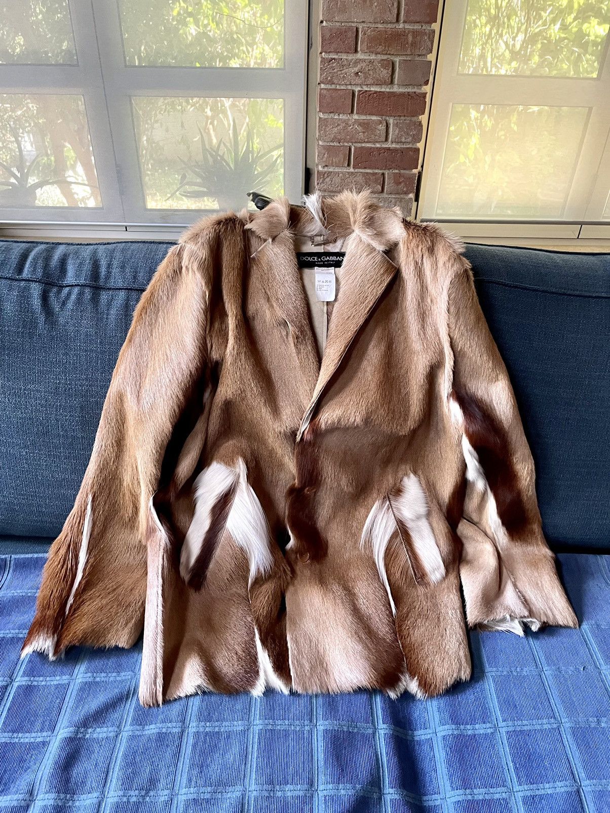 Dolce & Gabbana RESERVED Rare Dolce Gabbana FW 2000 Springbok fur jacket Size US S / EU 44-46 / 1 - 5 Thumbnail