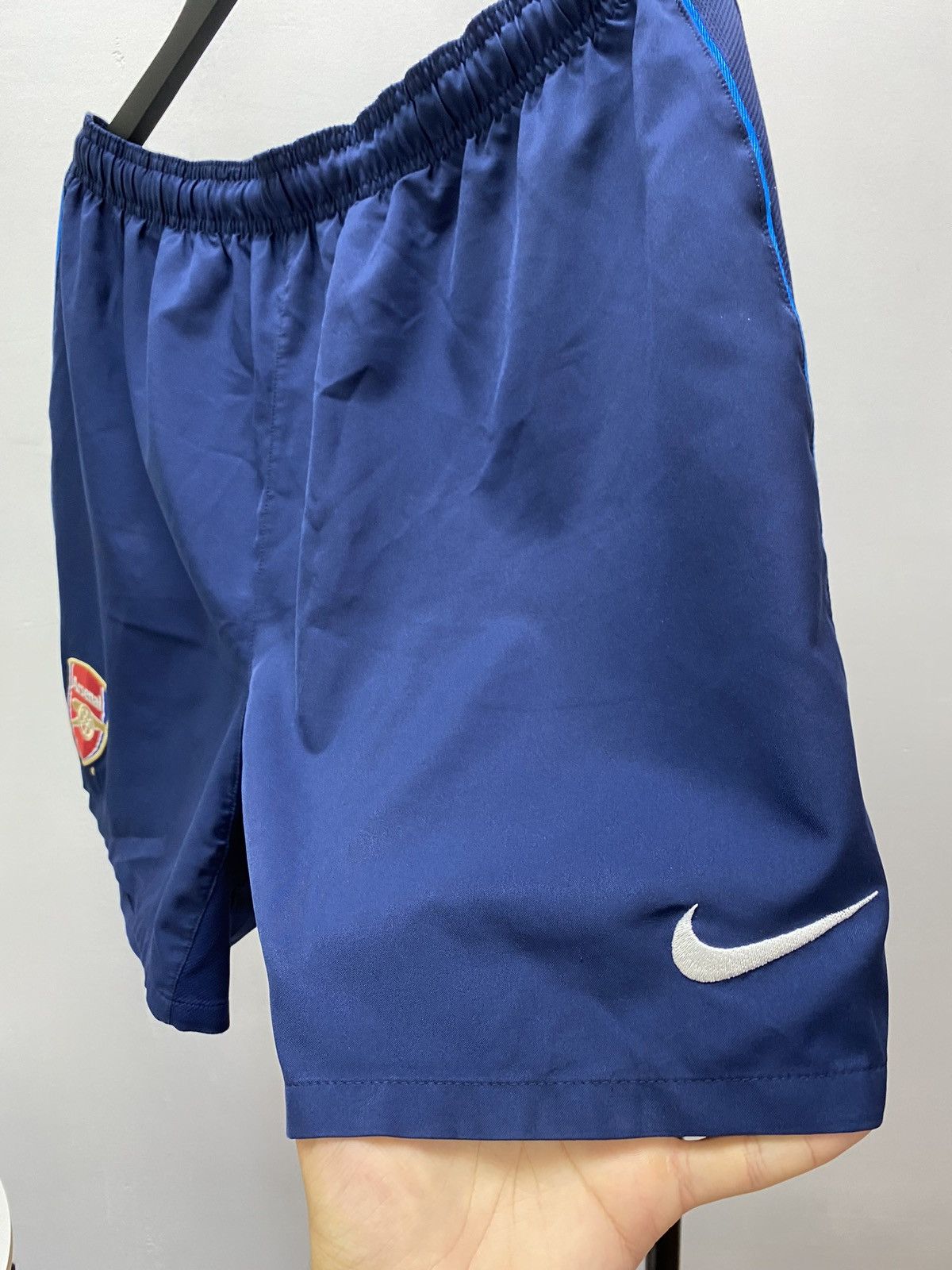 Nike × Vintage Nike Arsenal 2009 2010 Soccer Shorts Football Size US 36 / EU 52 - 7 Thumbnail