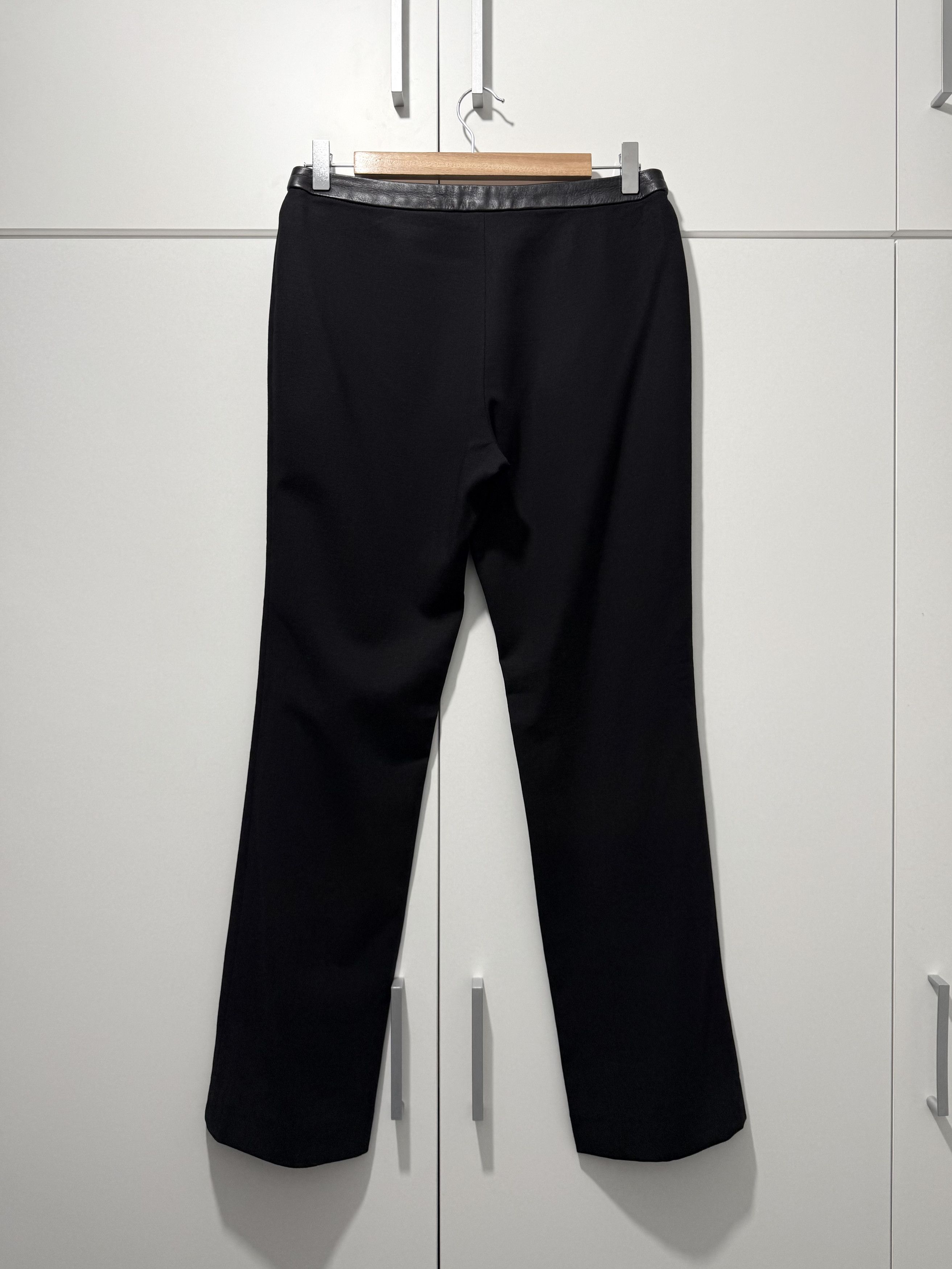 Versace Gianni Versace 90's Black Wool Pants IT42 Size 28" / US 6 / IT 42 - 3 Thumbnail