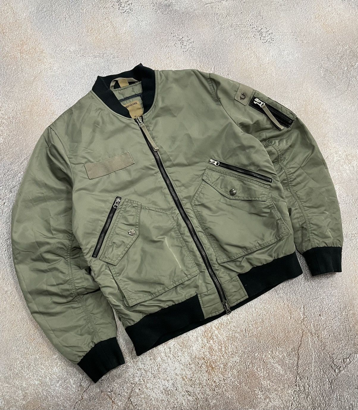 True Religion True Religion Multipocket Cargo Khaki Bomber Size US L / EU 52-54 / 3 - 1 Thumbnail