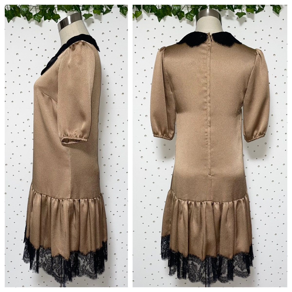 Dolce & Gabbana Dolce&Gabbana Ribbon Flower Lace Short Sleeve Dress 36 Size XS / US 0-2 / IT 36-38 - 5 Thumbnail