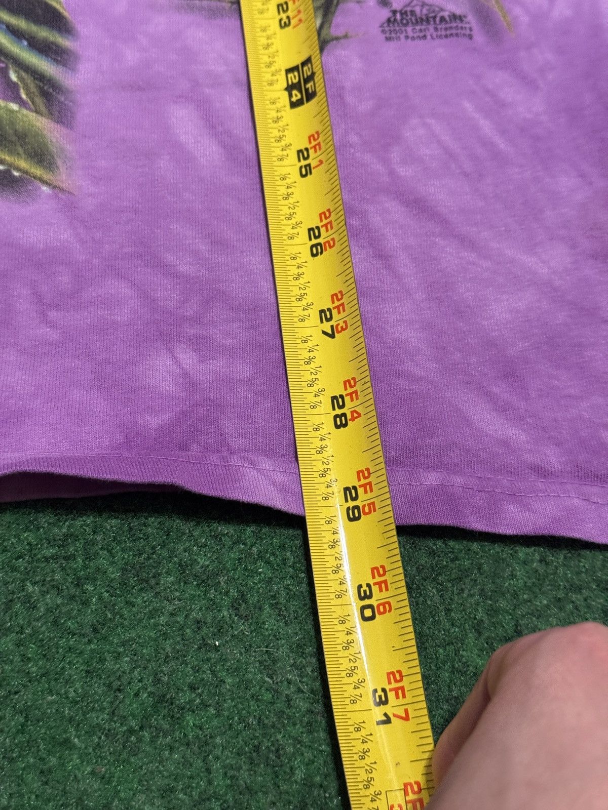 The Mountain × Vintage Vintage Y2K The Mountain Butterfly Purple Nature Bug Tshirt Size US XL / EU 56 / 4 - 8 Thumbnail