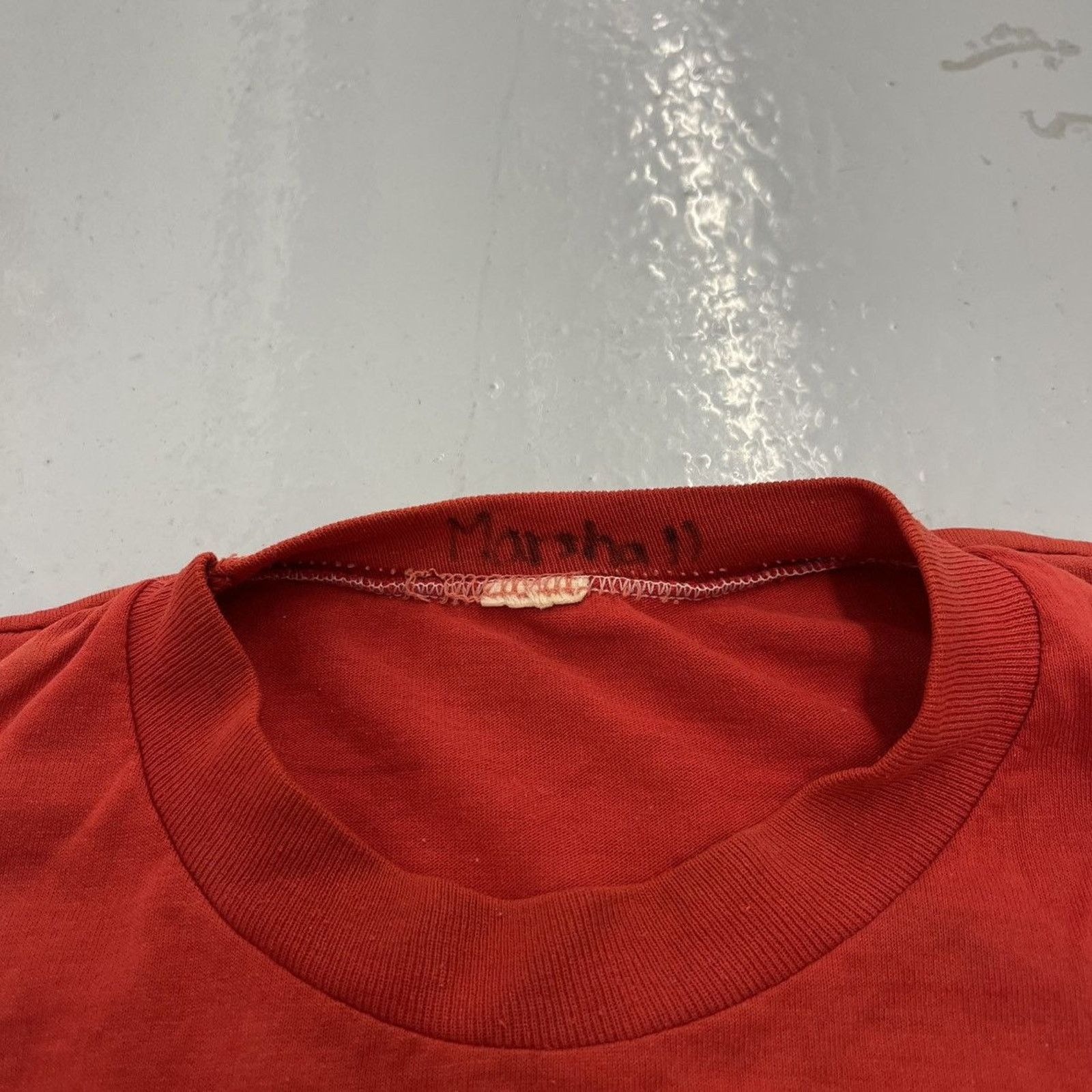 Other Vintage 70s NC State University Red Spellout T-Shirt Size US L / EU 52-54 / 3 - 3 Thumbnail