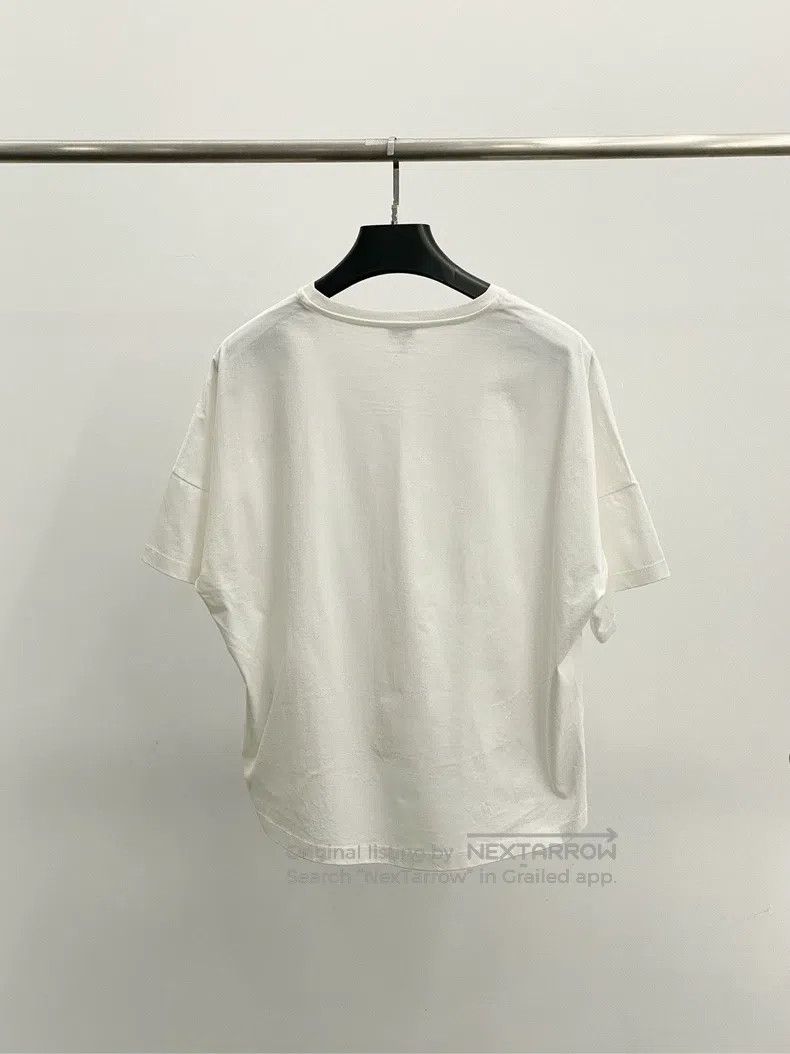 Loewe LOEWE White embroidered logo round-neck short-sleeve Size XS / US 0-2 / IT 36-38 - 2 Thumbnail
