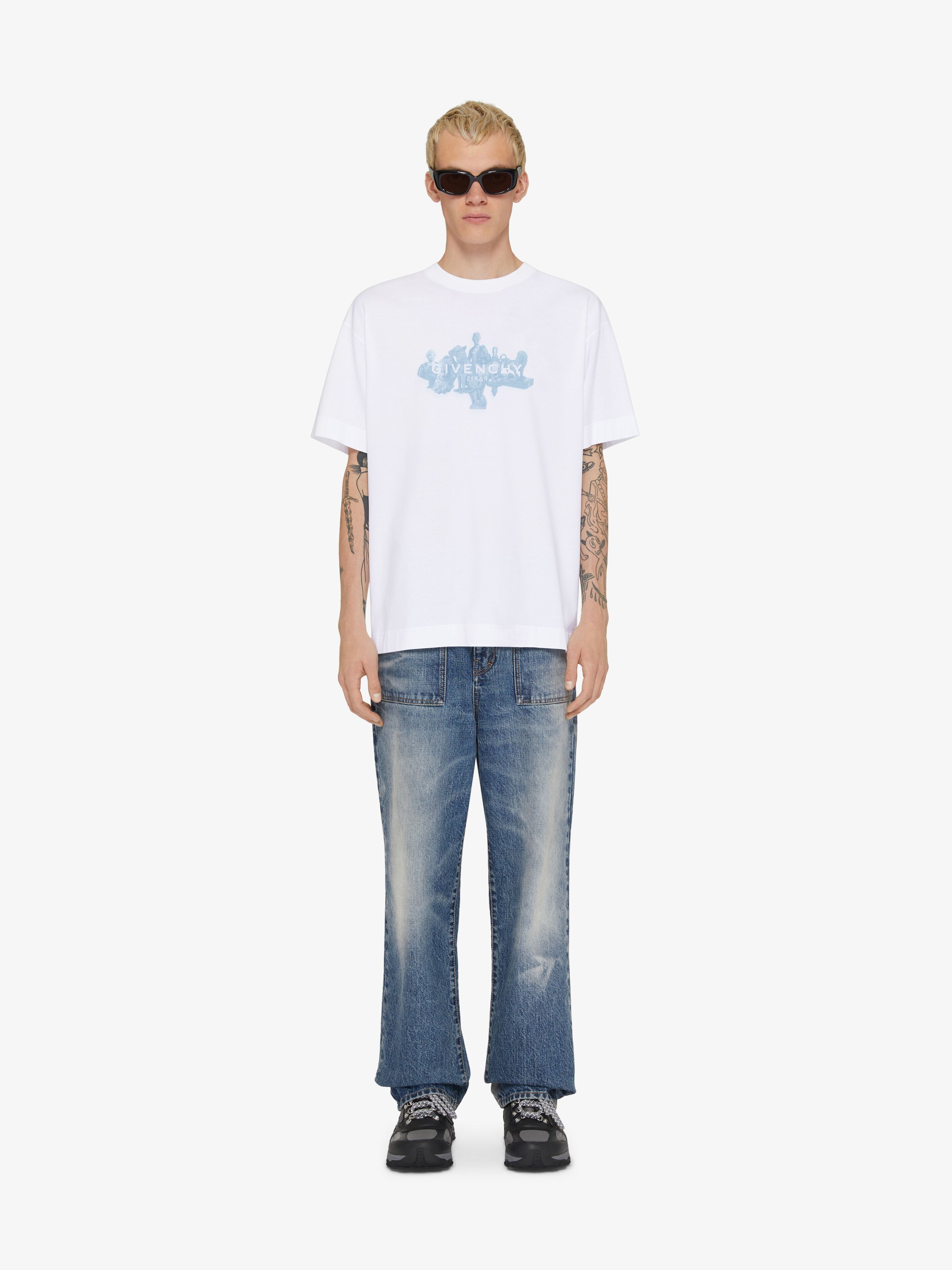 Givenchy oc11z0725 T-Shirt in White Size US L / EU 52-54 / 3 - 2 Thumbnail