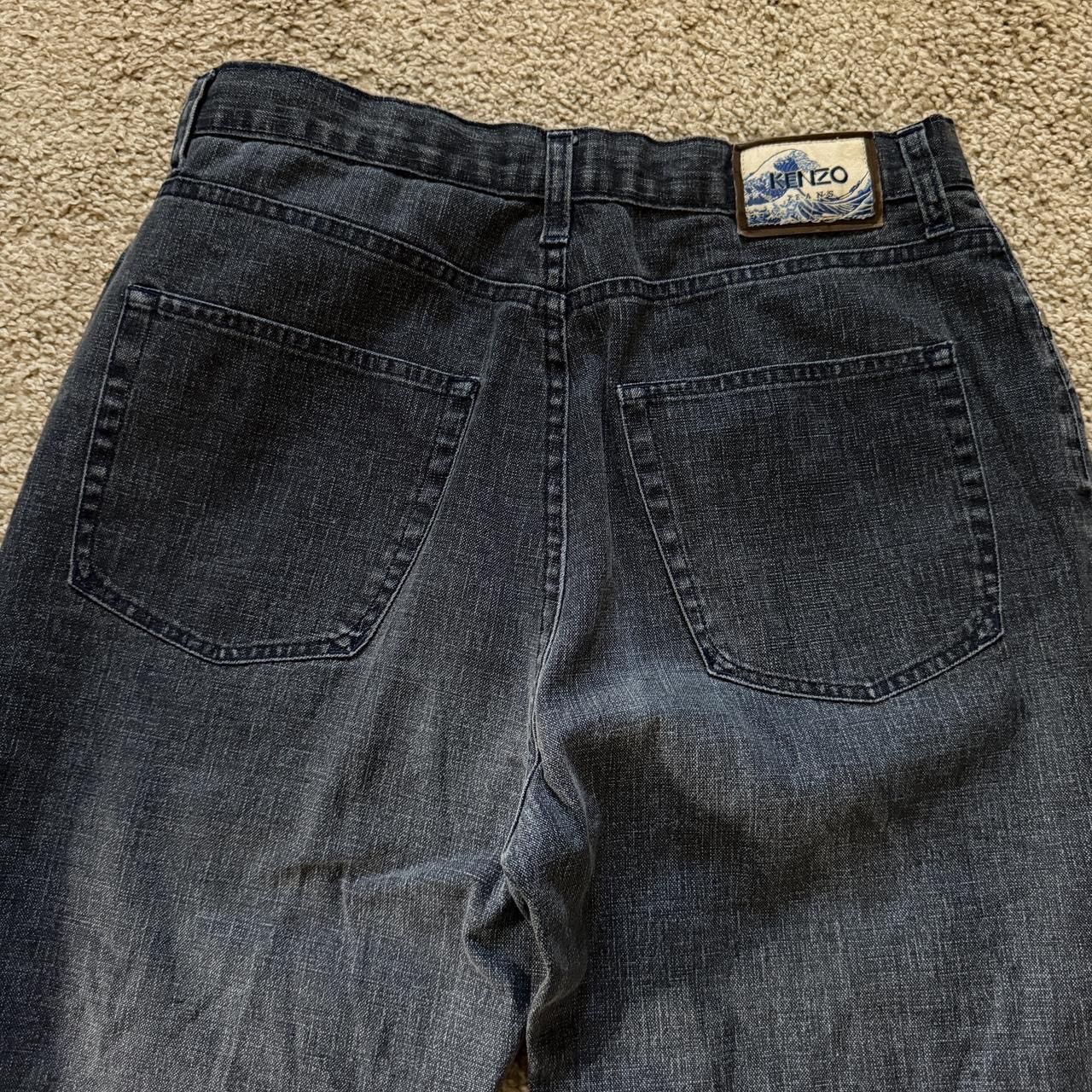 Kenzo Vintage Dark Wash Kenzo Tapered Denim Jeans Size 29" - 5 Thumbnail